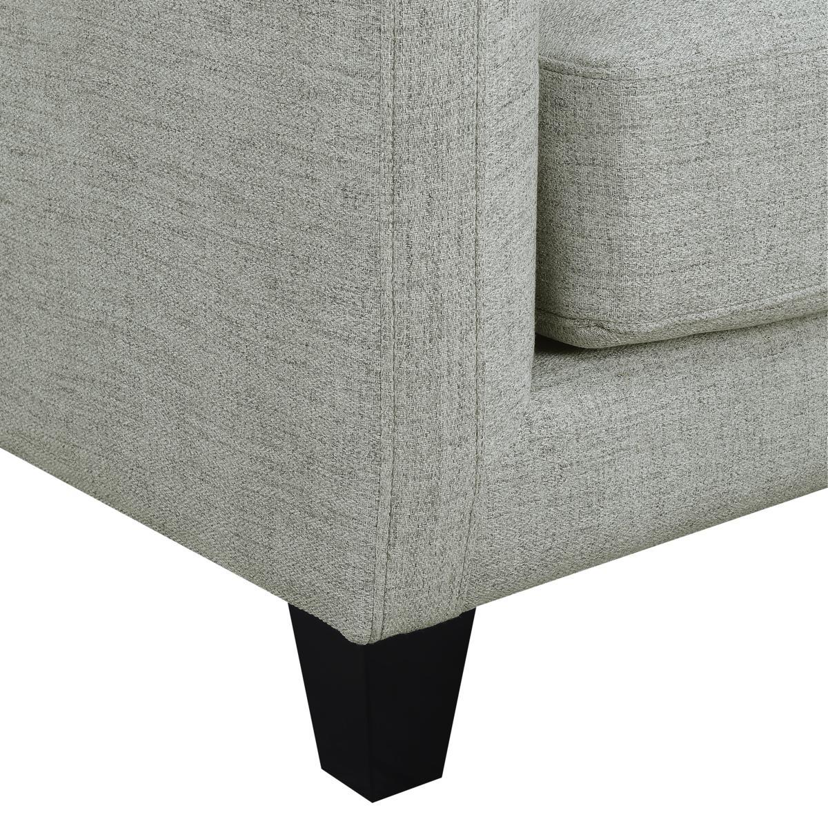 Pulaski D192 Double Cushion Loveseat in Light Gray - Image 4