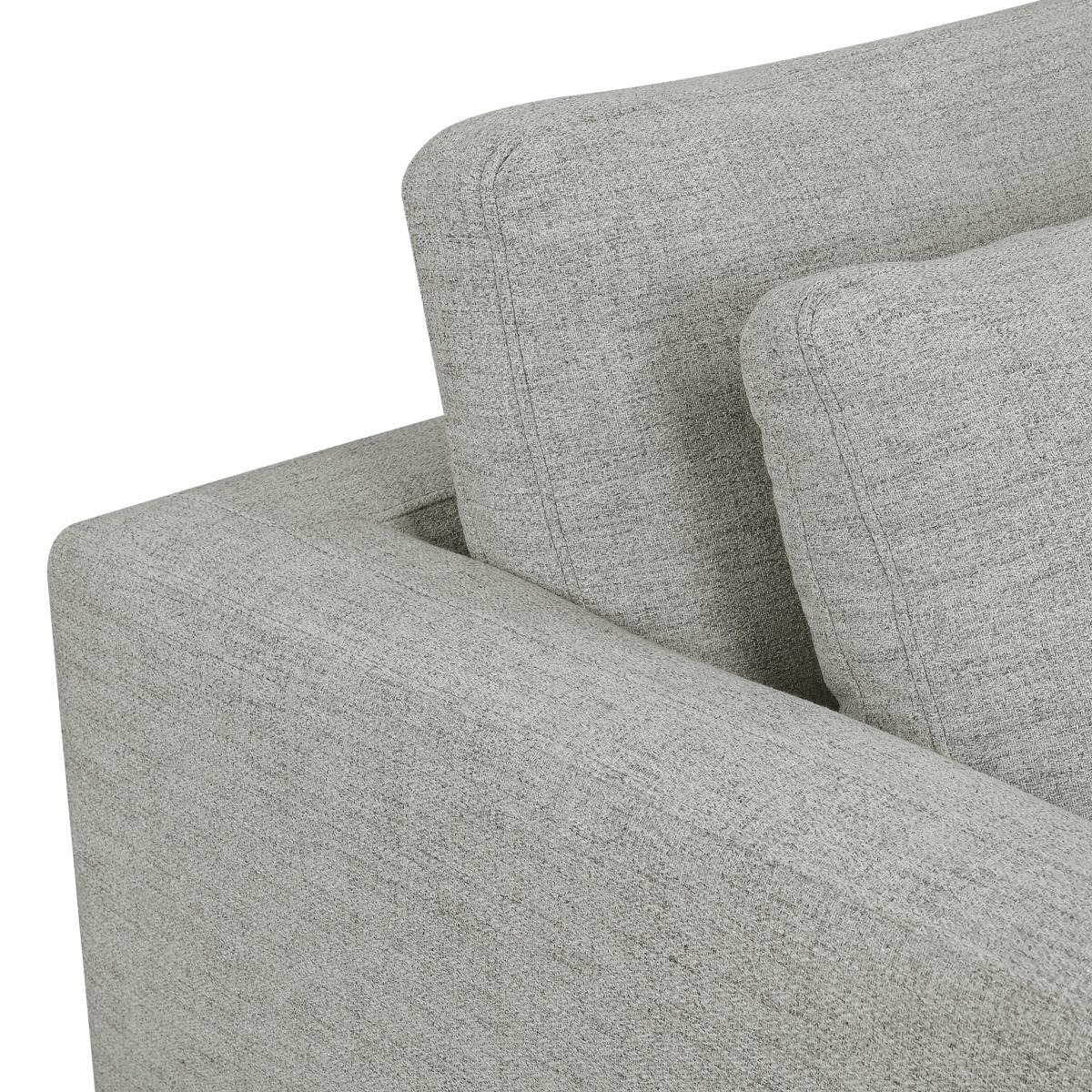 Pulaski D192 Double Cushion Loveseat in Light Gray - Image 5