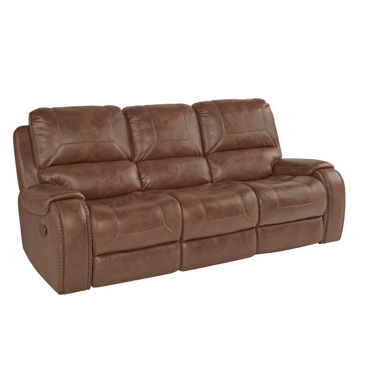 Pulaski Dual Recliner Sofa with Dropdown Charging Console - Image 2