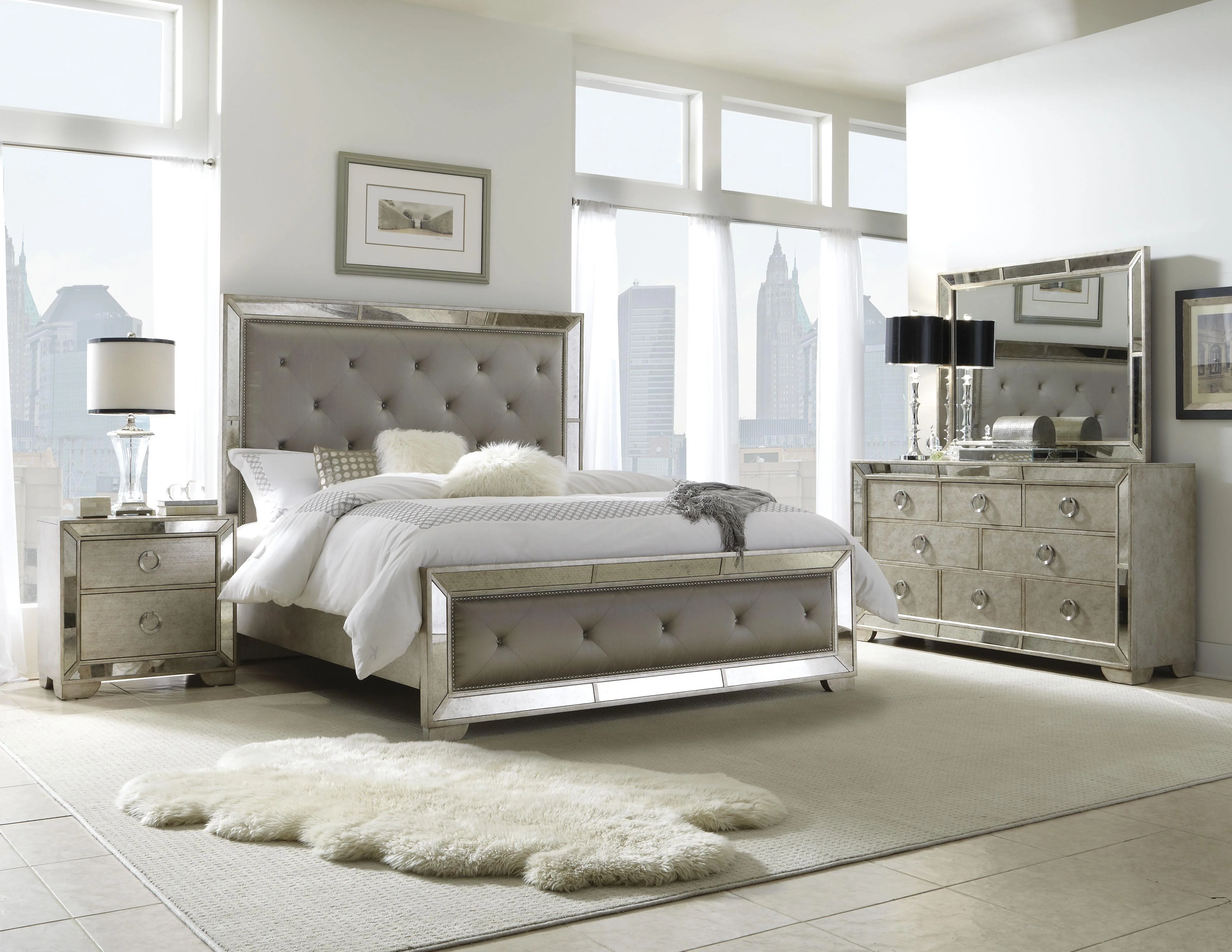 Pulaski Farrah Accent Bench in Metallic - Image 2