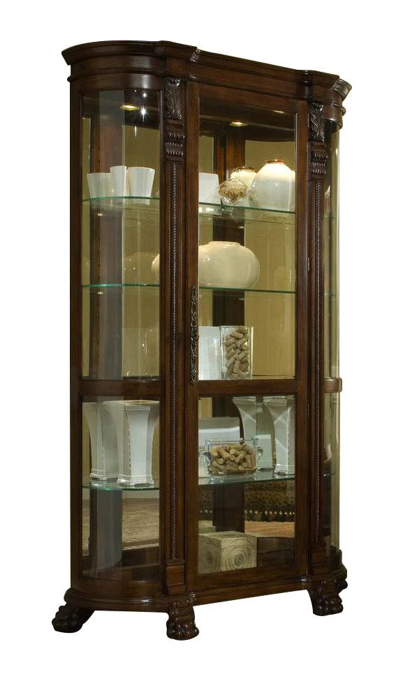 Pulaski Foxcroft Curved End Curio - Image 2