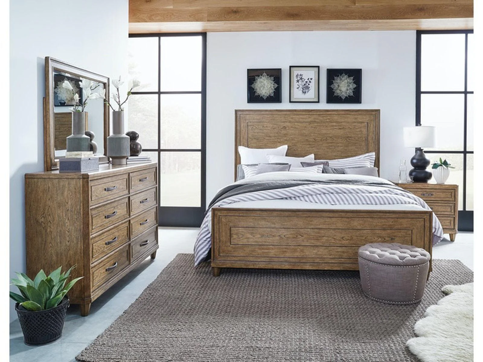 Pulaski Furniture Anthology Open Nightstand in Medium Wood - Image 5