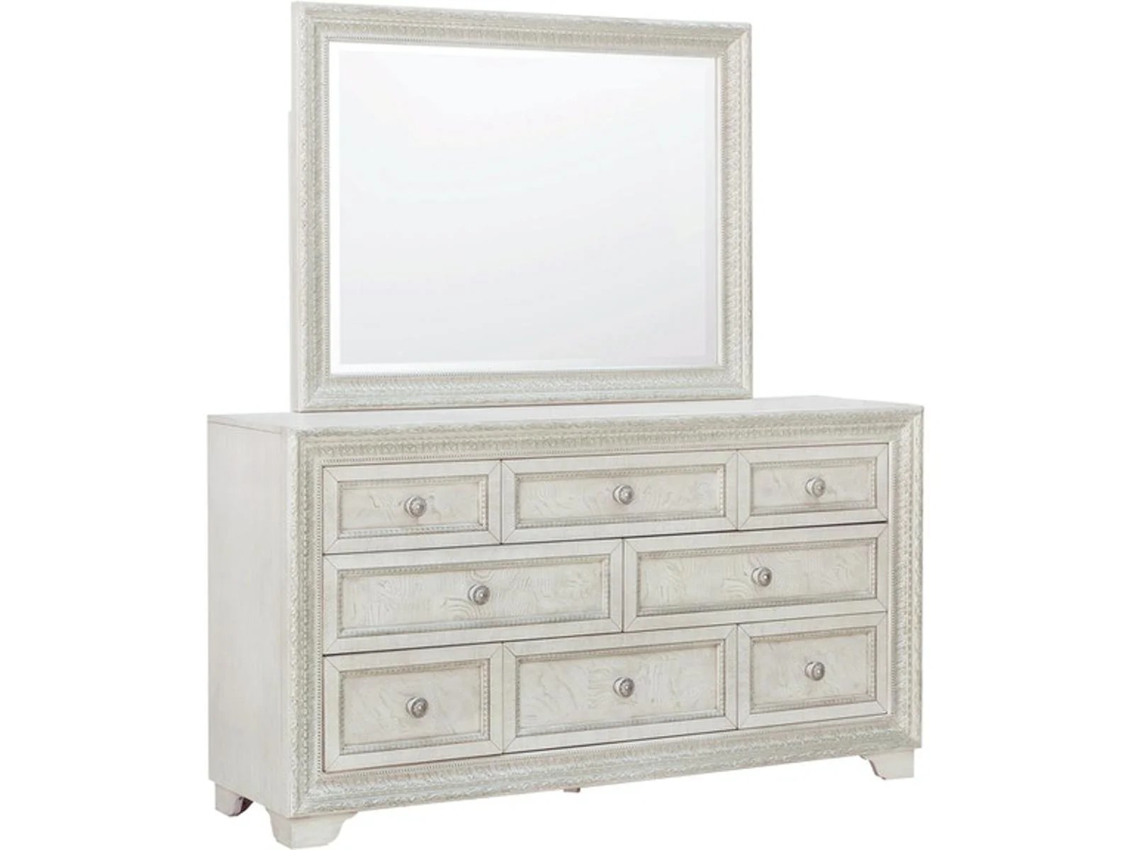 Pulaski Furniture Camila Mirror in Light Wood - Image 3