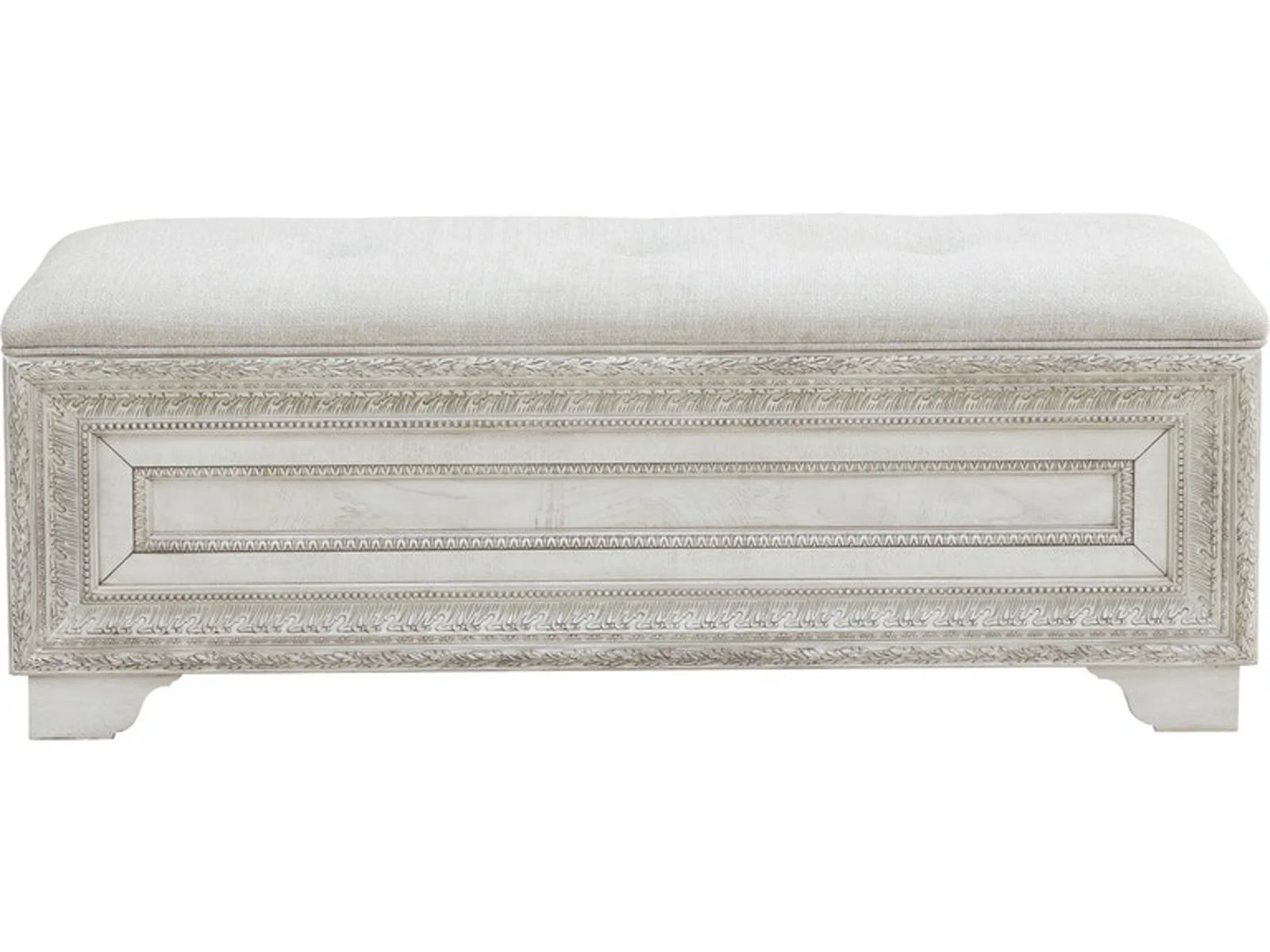 Pulaski Furniture Camila Storage Bed Bench in Light Wood - Image 2