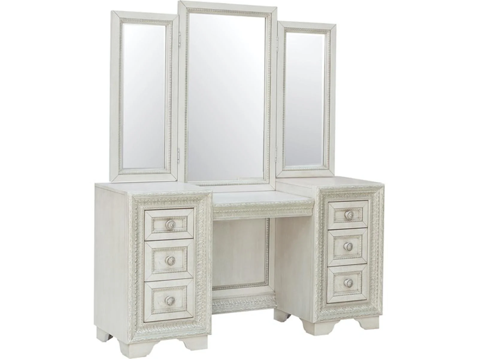 Pulaski Furniture Camila Vanity Mirror in Light Wood - Image 3