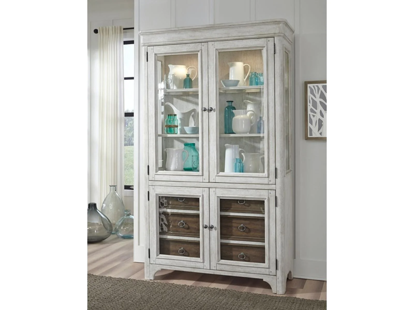 Pulaski Glendale Estates Curio China in White - Image 4