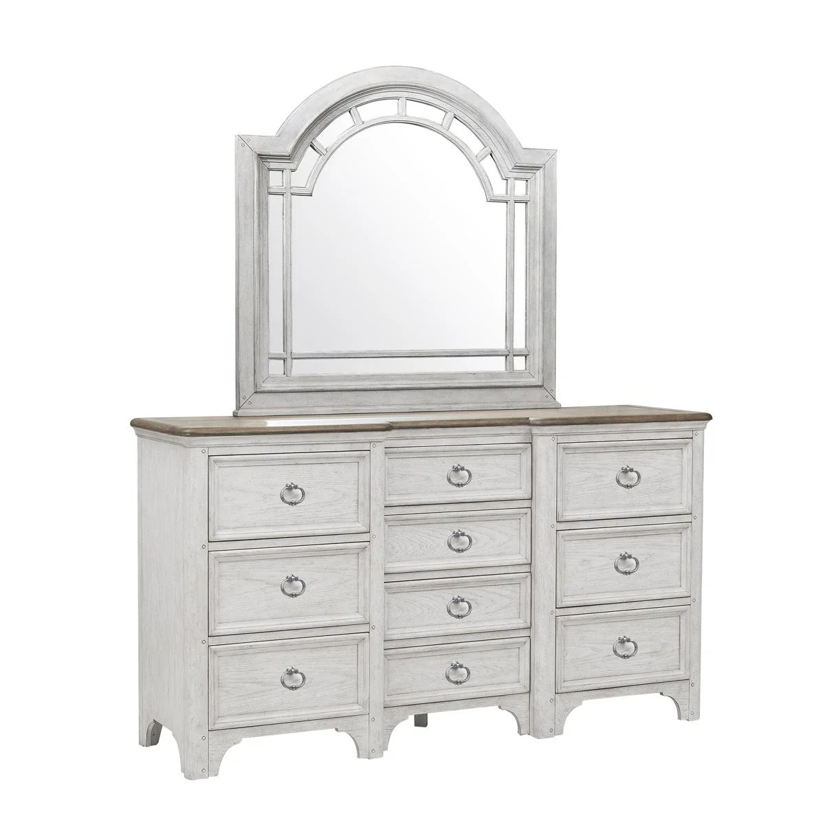 Pulaski Glendale Estates Dresser in White - Image 2