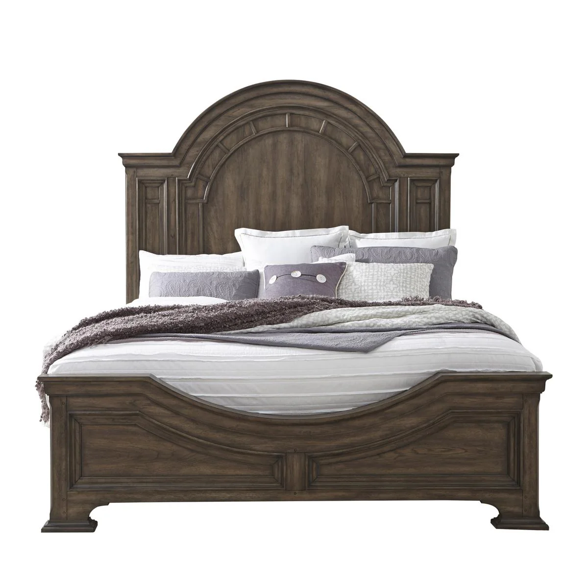Pulaski Glendale Estates Queen Panel Bed in Brown - Image 2
