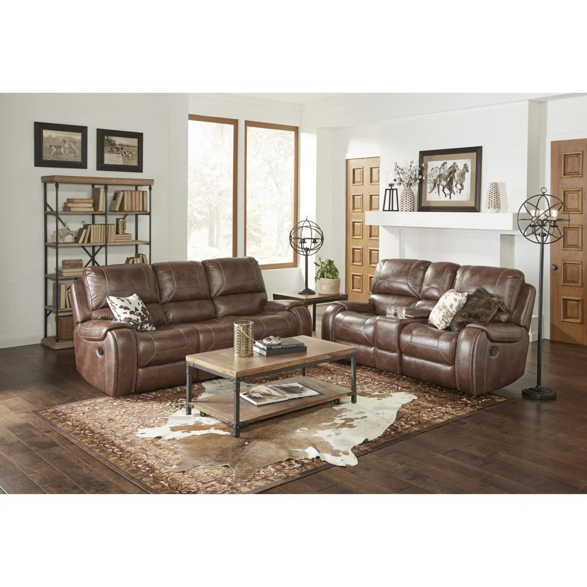 Pulaski Glider Recliner Loveseat with Storage and Charging Station - Image 5