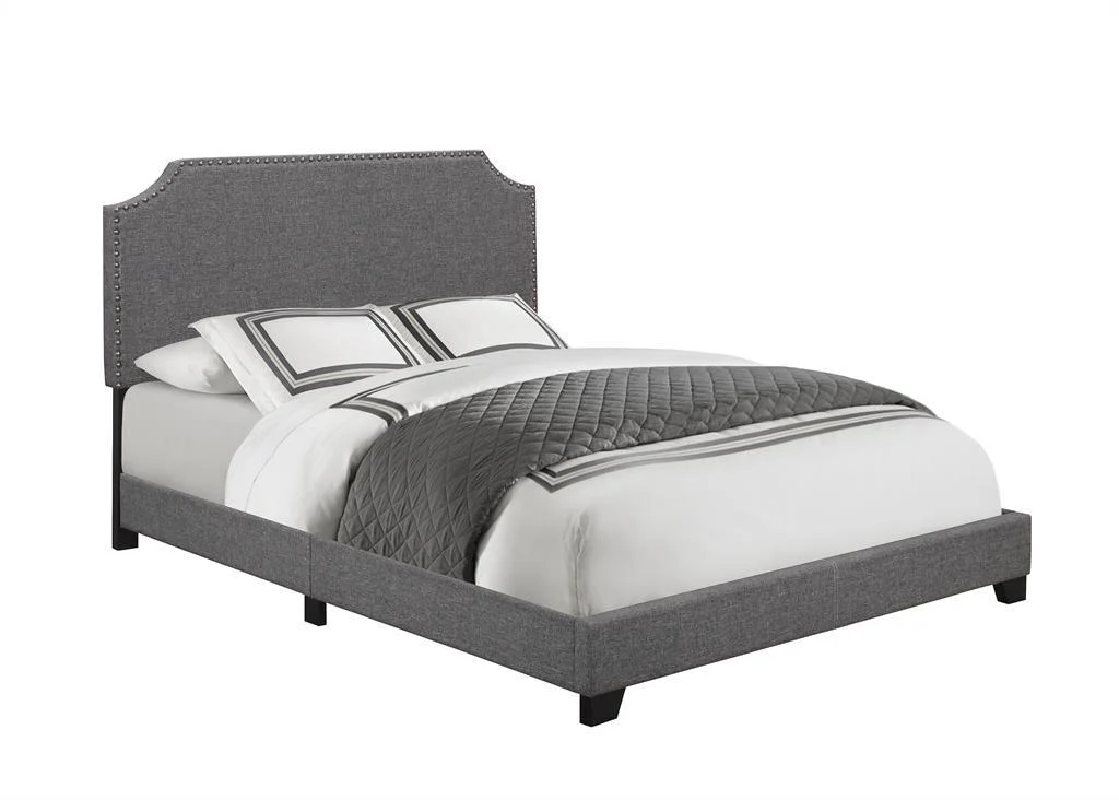 Pulaski King Upholstered Bed in Stone - Image 3