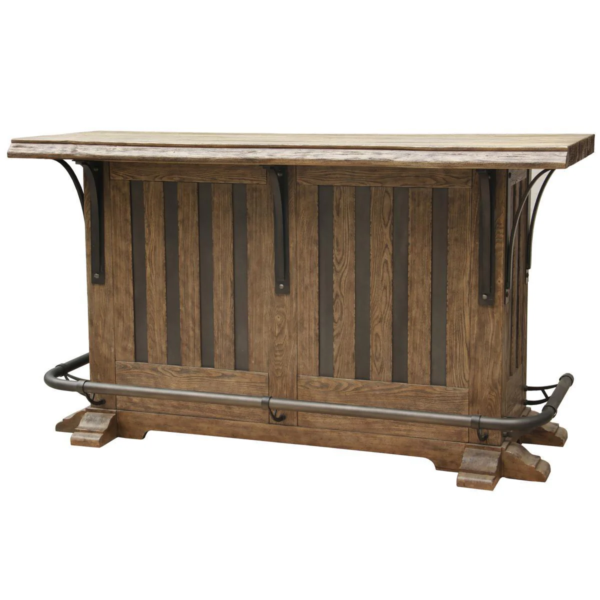 Pulaski Live Edge Wooden Home Bar - Image 3