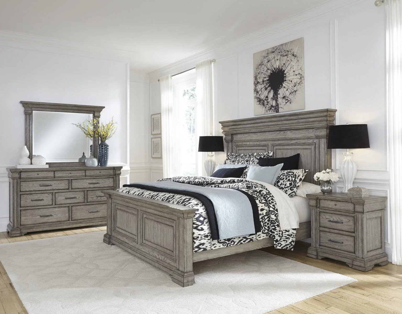 Pulaski Madison Ridge California King Panel Bed in Heritage Taupe������P091-BR-K5 - Image 4