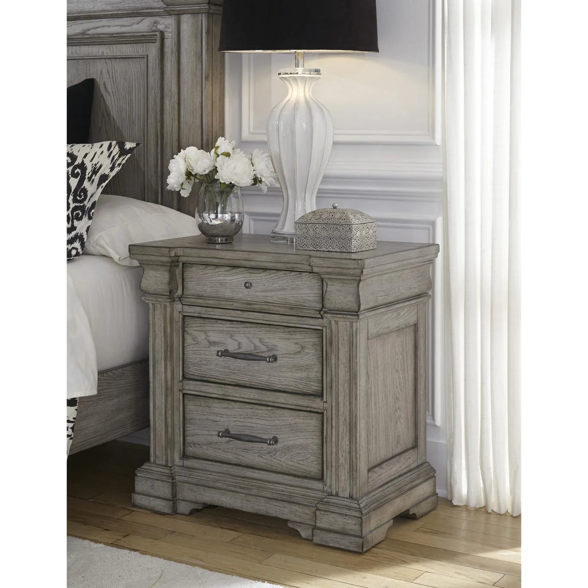 Pulaski Madison Ridge Nightstand in Heritage Taupe P091140 - Image 3