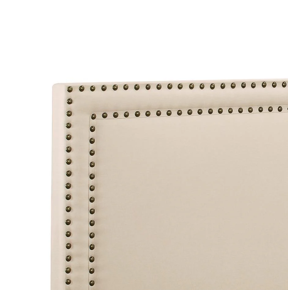 Pulaski Queen Upholstered Bed in Cream - Image 2