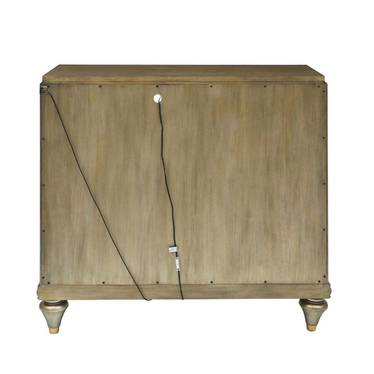 Pulaski Two Door Accent Chest with Pierced Gold Leaf Doors - Image 4