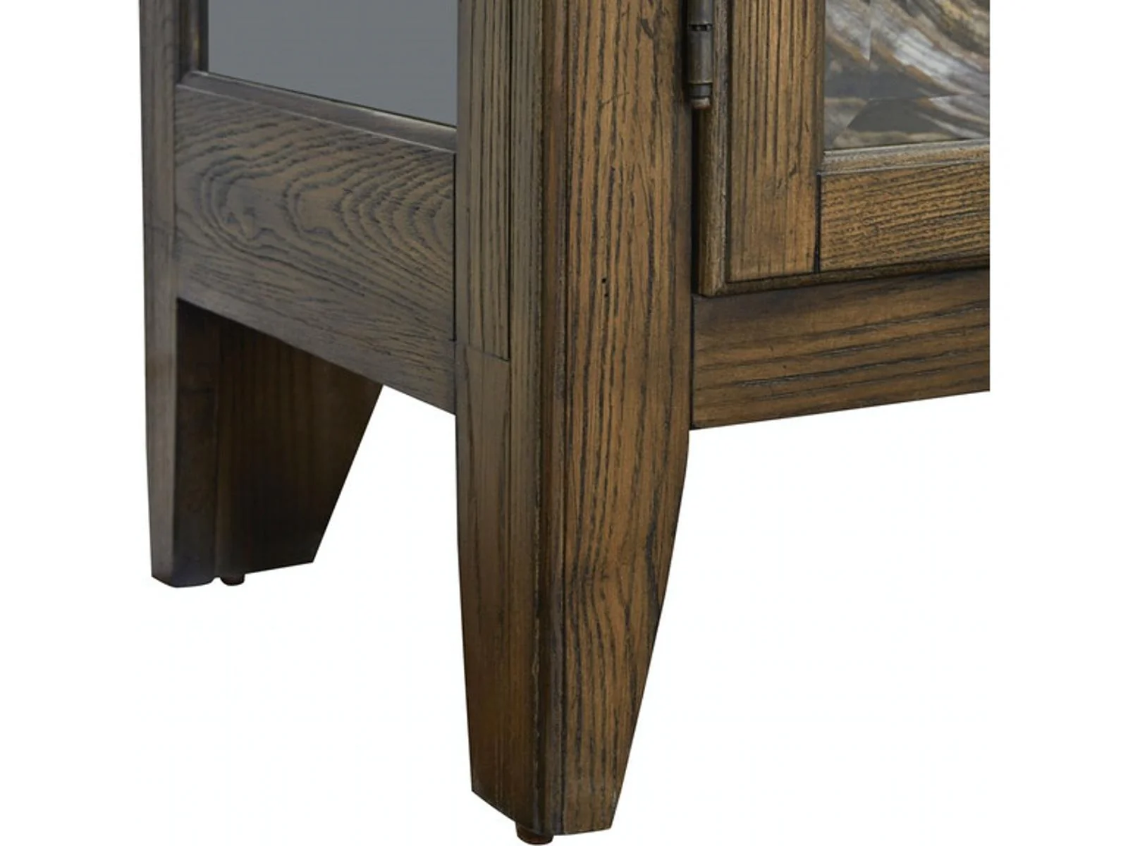 Pulaski Two Door Curio in Medium Brown - Image 3