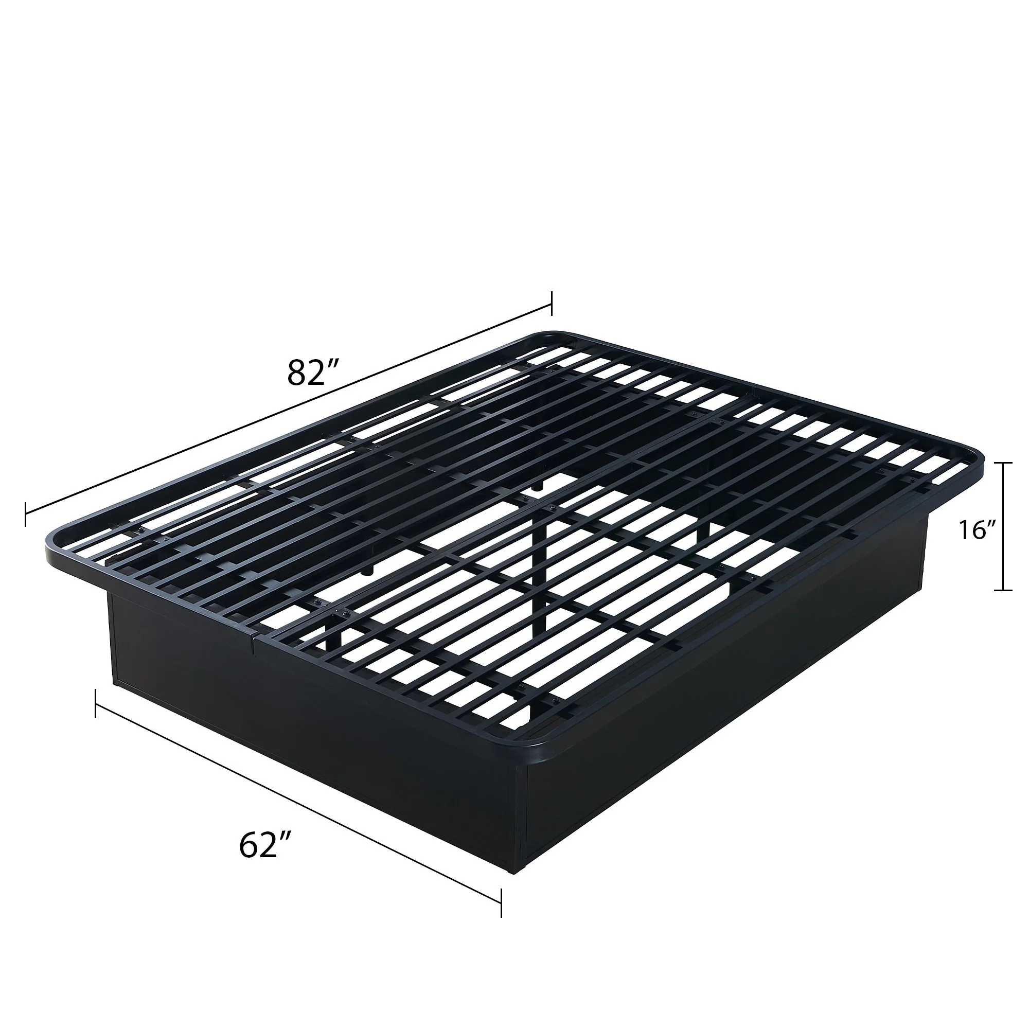 Queen Size Bed Metal Frame - Image 4