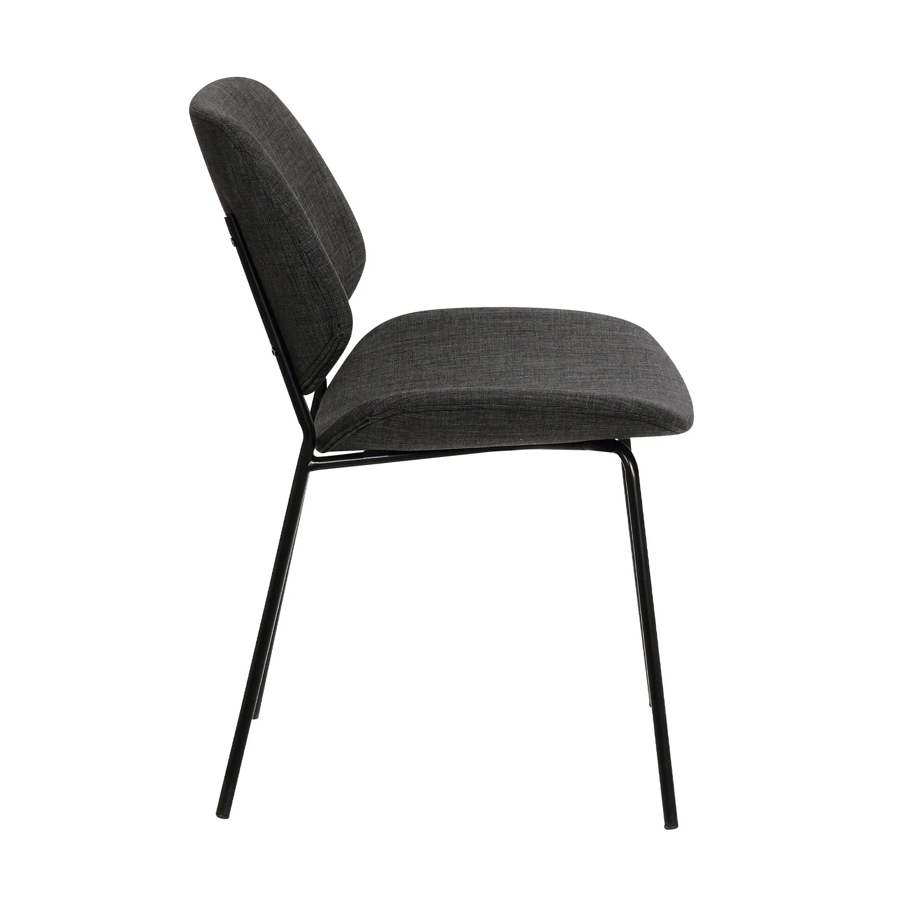 Quest Charcoal Modern Dining Accent Chair - Image 3