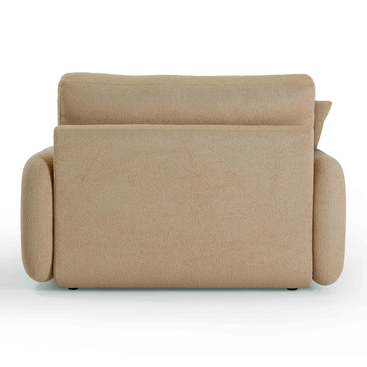 Rachelle Tan Boucle Lounge Chair - Image 5