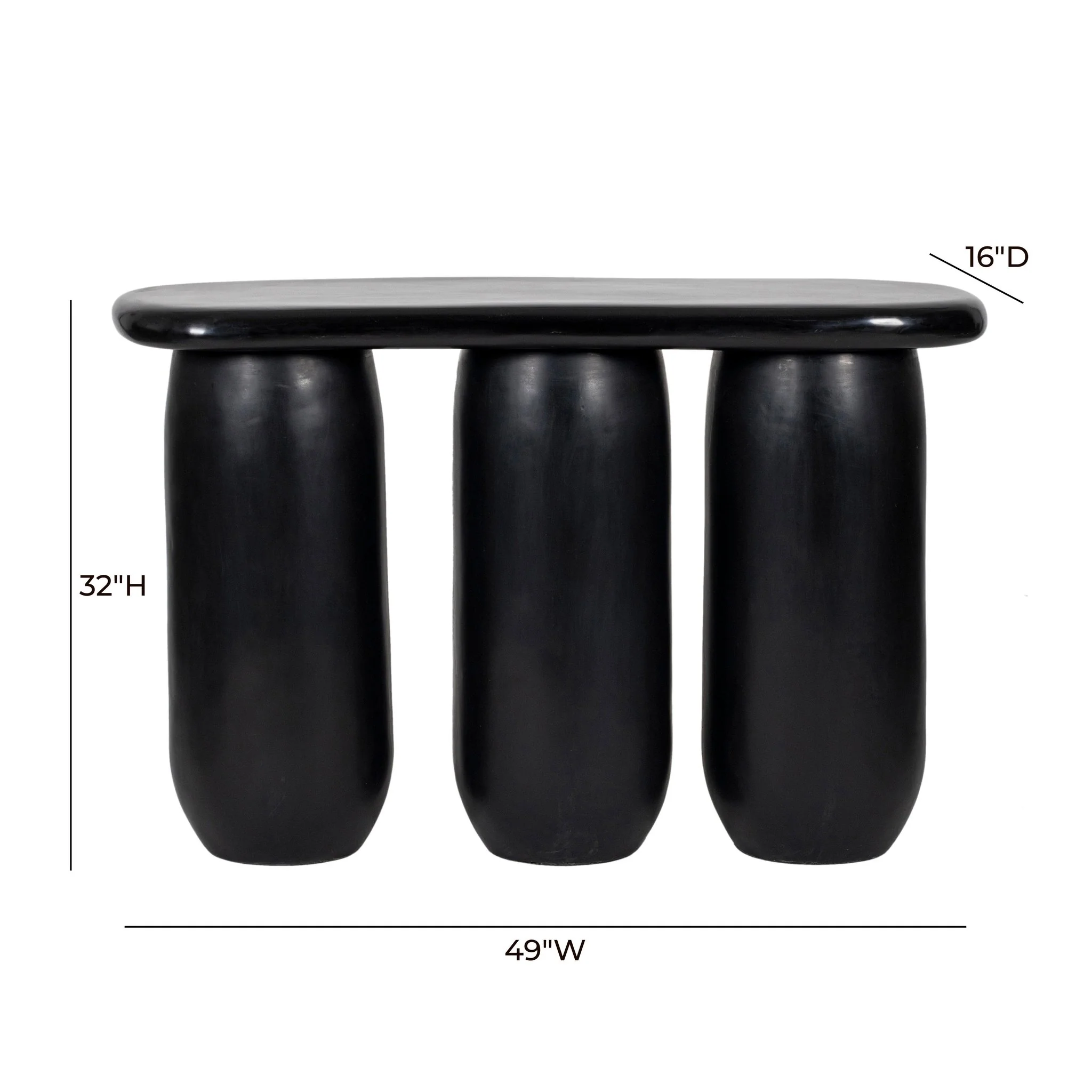 Rahul Black Console Table - Image 7