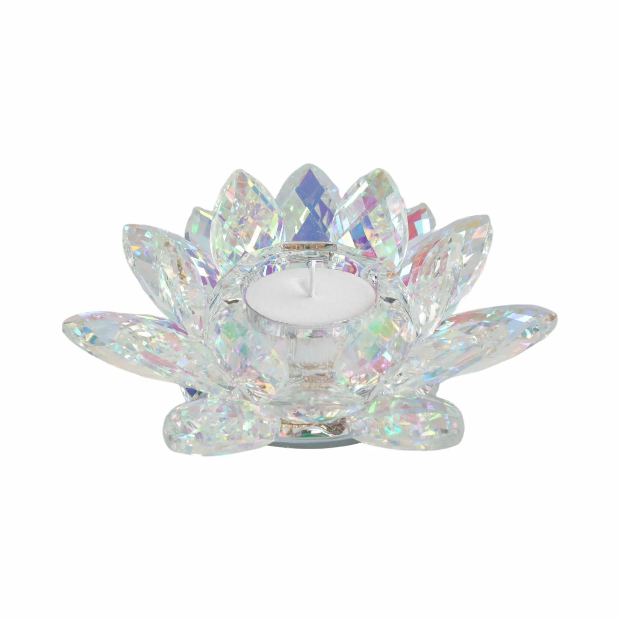 Rainbow Crystal Lotus Votive Holder 6 - Image 2