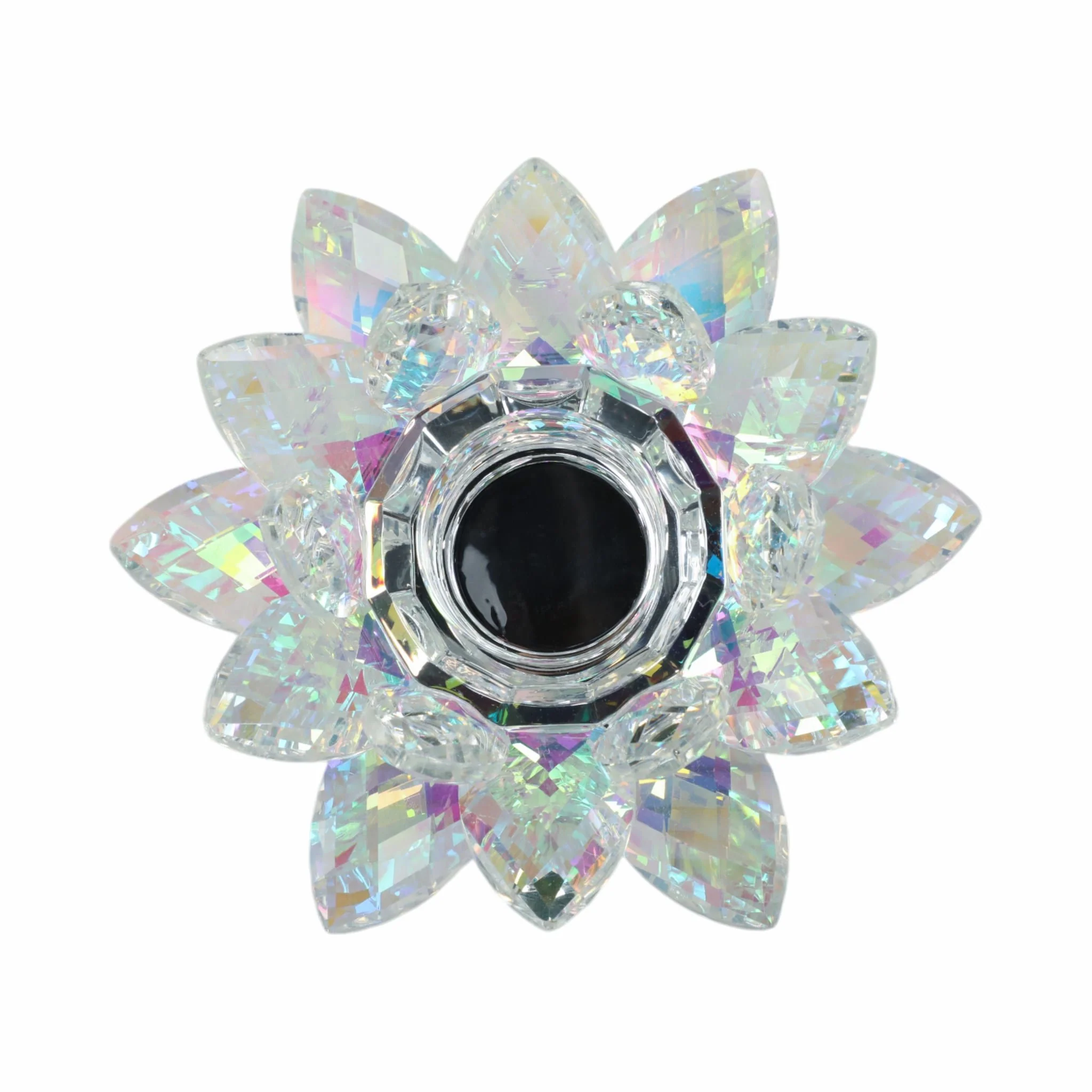 Rainbow Crystal Lotus Votive Holder 6 - Image 6