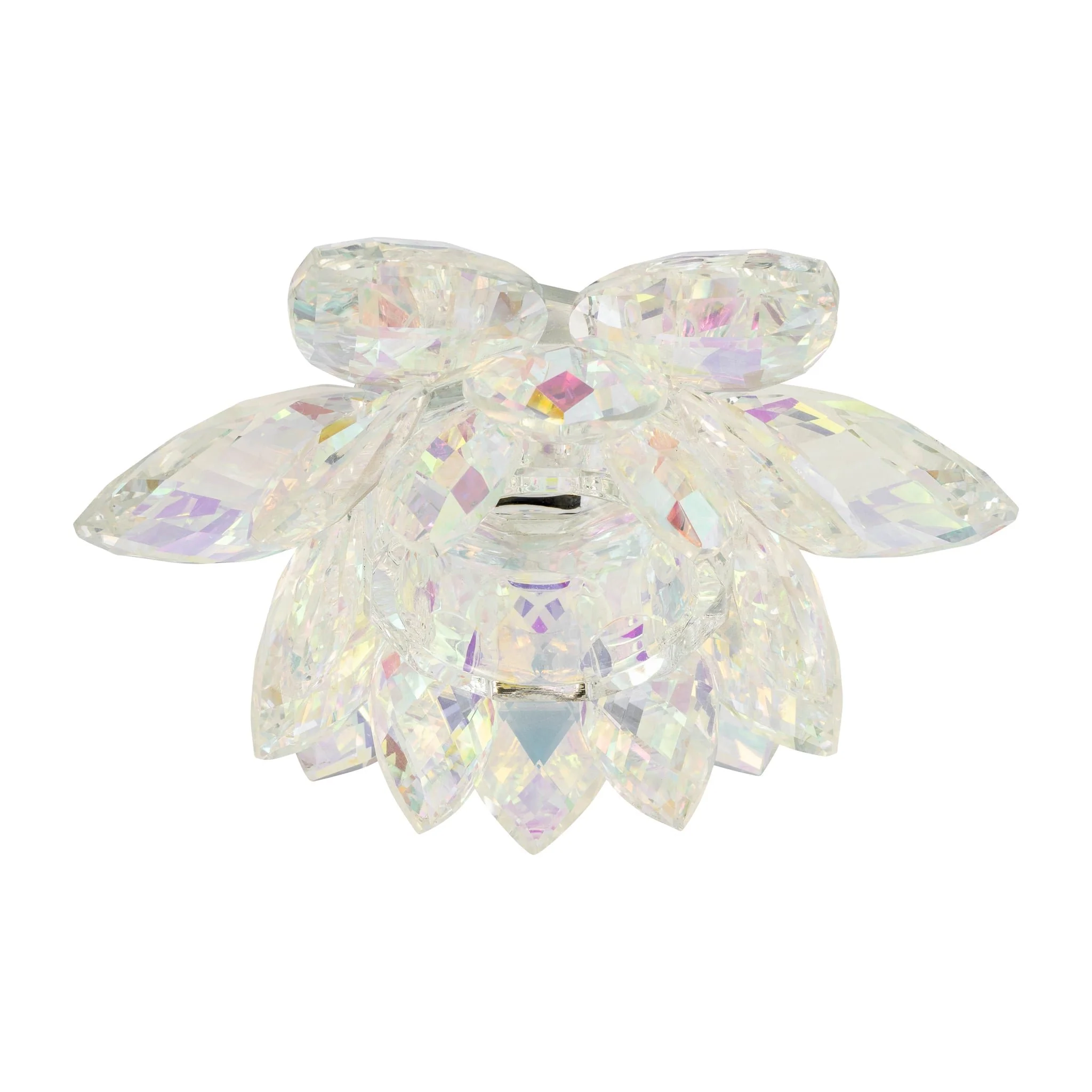Rainbow Crystal Lotus Votive Holder 8 - Image 4