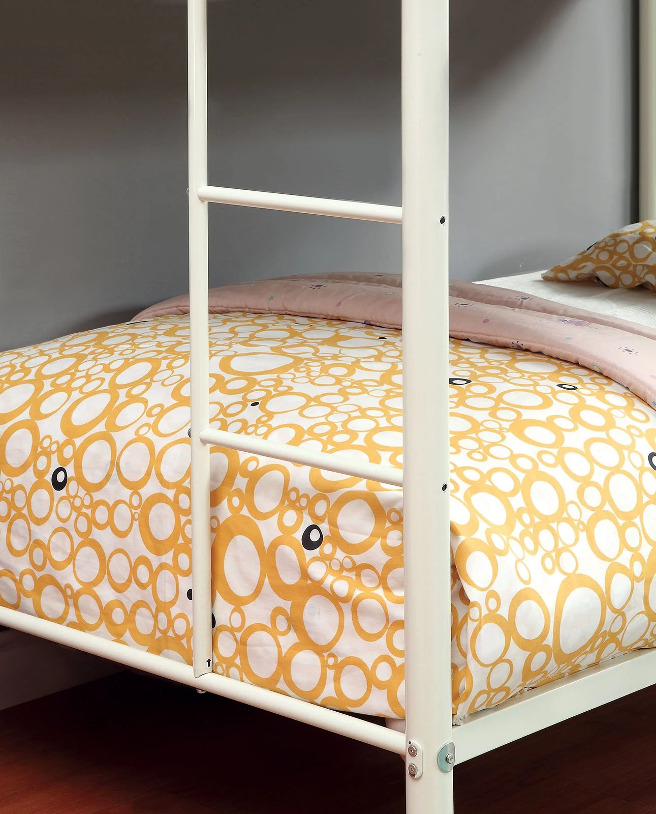 Rainbow Twin/Twin Bunk Bed, White - Image 2