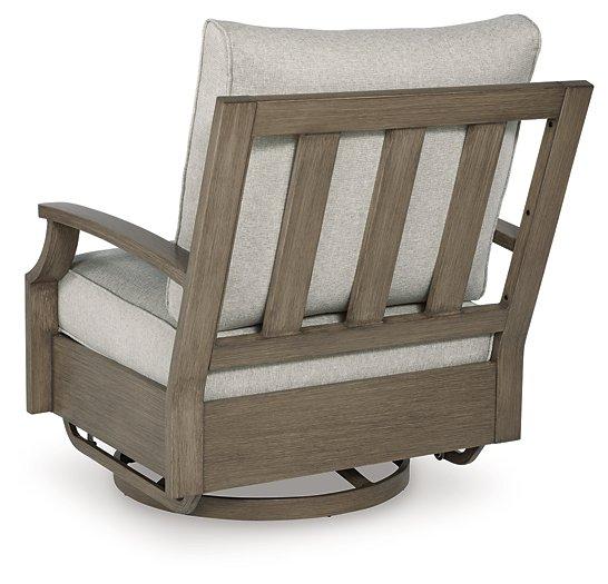 Rainier Ranch Outdoor Swivel Glider Chair with Cushion - Image 8