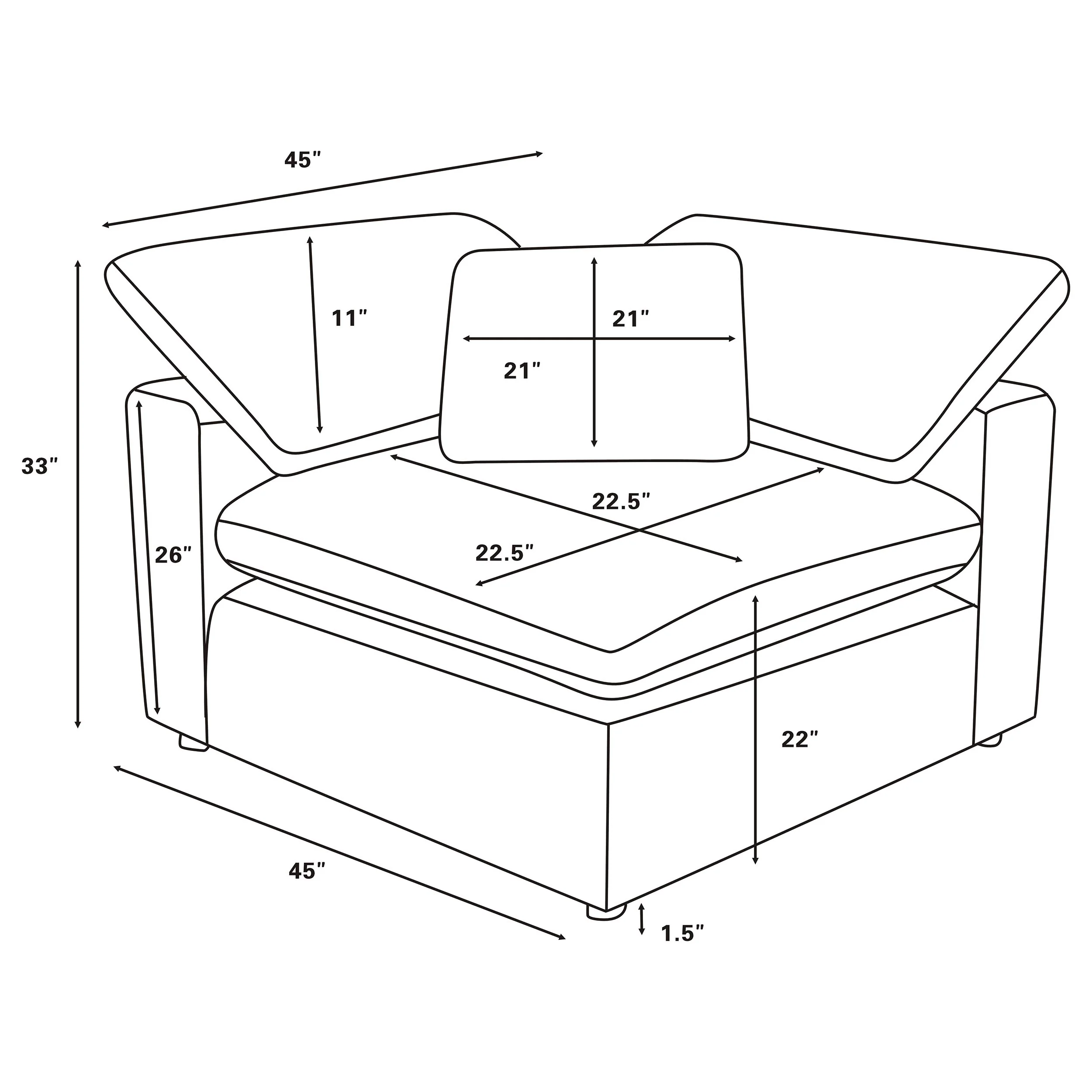 Raleigh Modular Sectional Sofa - Image 75