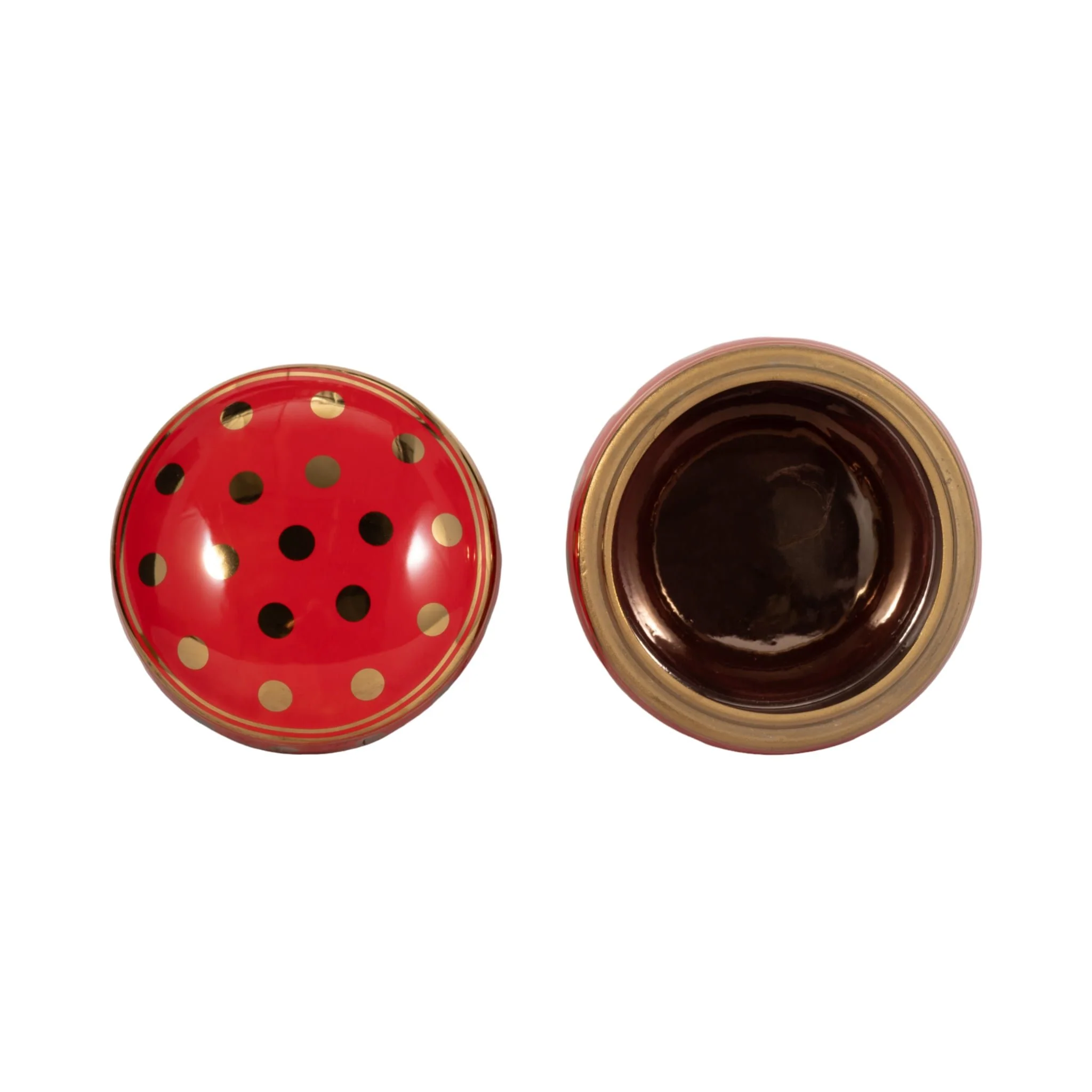 Red/gold Polka Dot Box 7 - Image 6