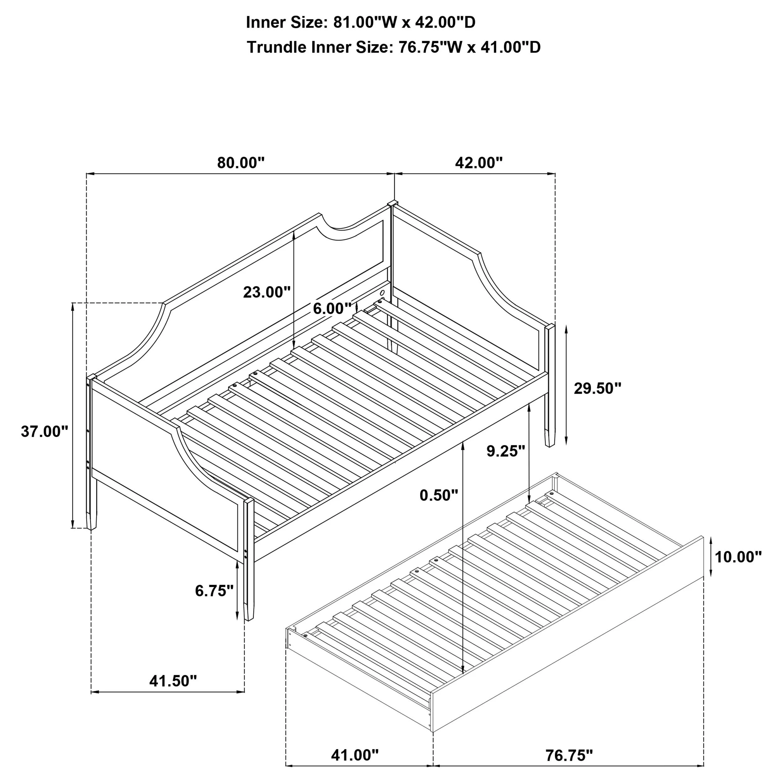 Redding Daybed with Trundle - Image 15