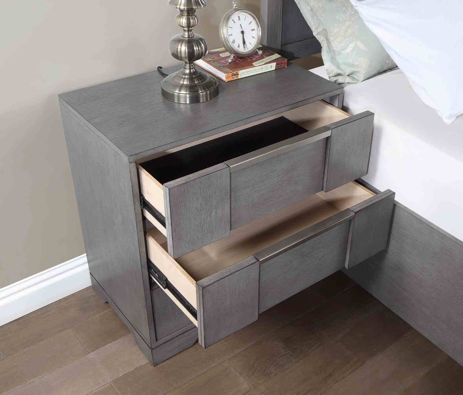 Regulus Nightstand, Gray - Image 3