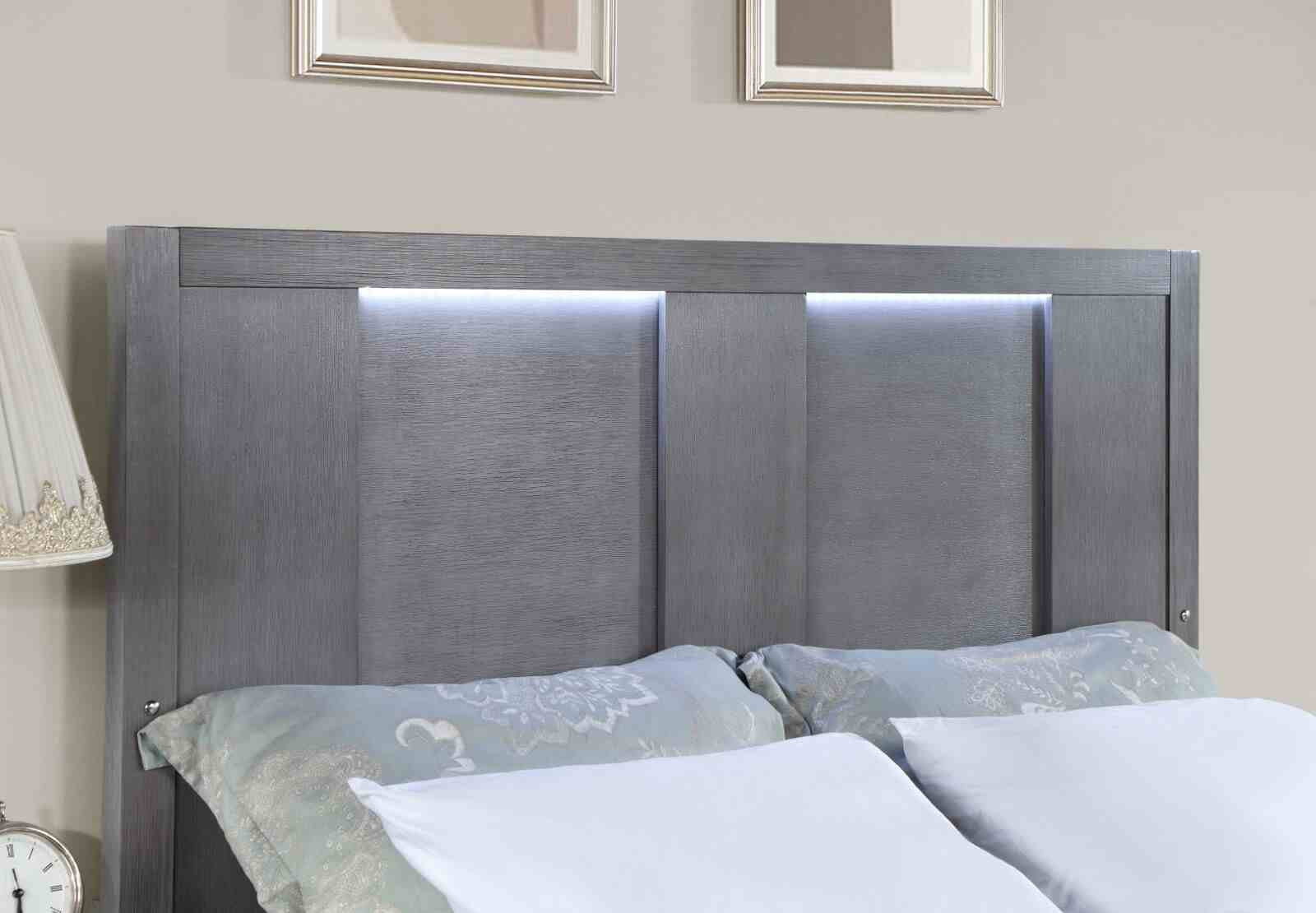 Regulus Queen Bed, Gray - Image 4