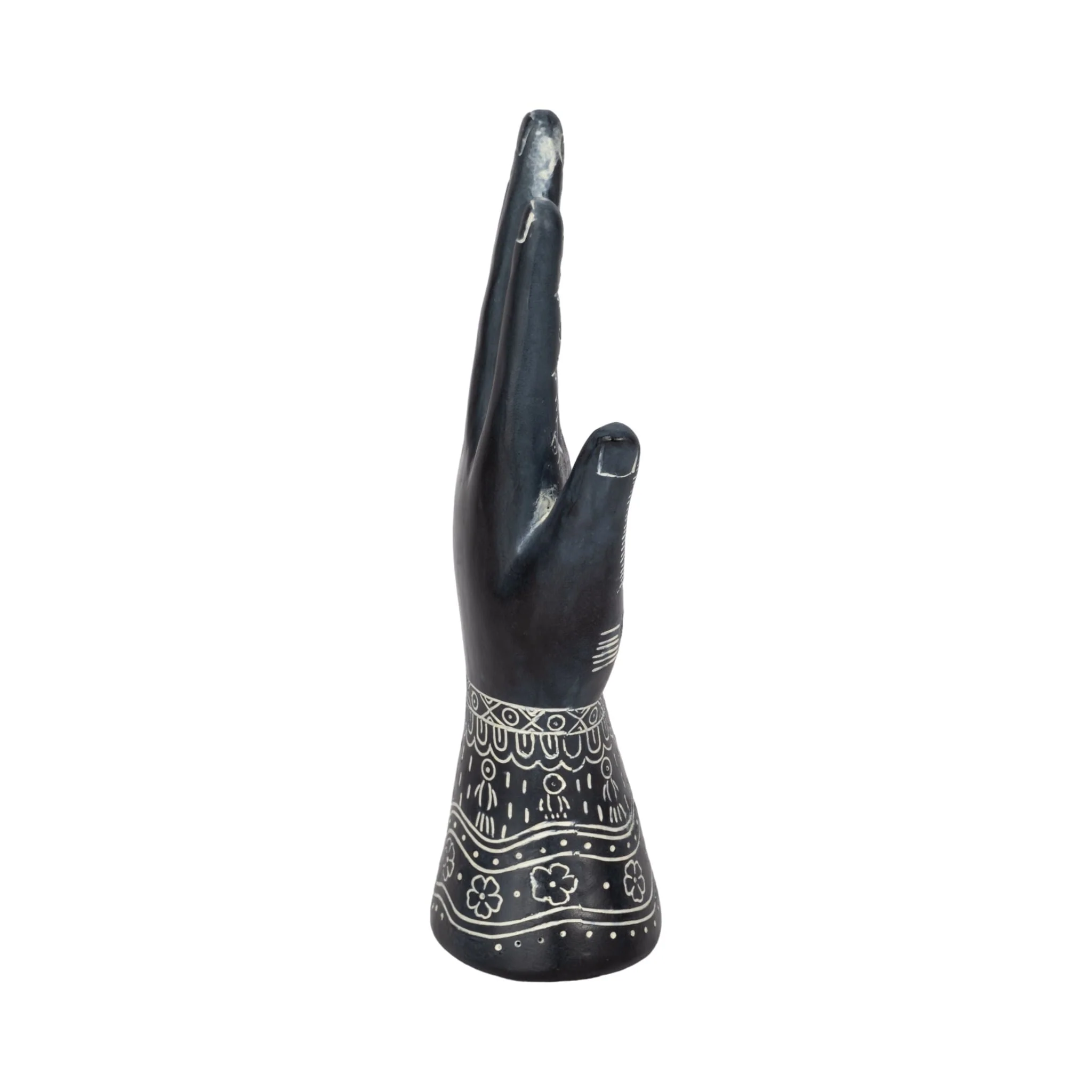 Resin, 10" Tattoo Hand, Black - Image 3