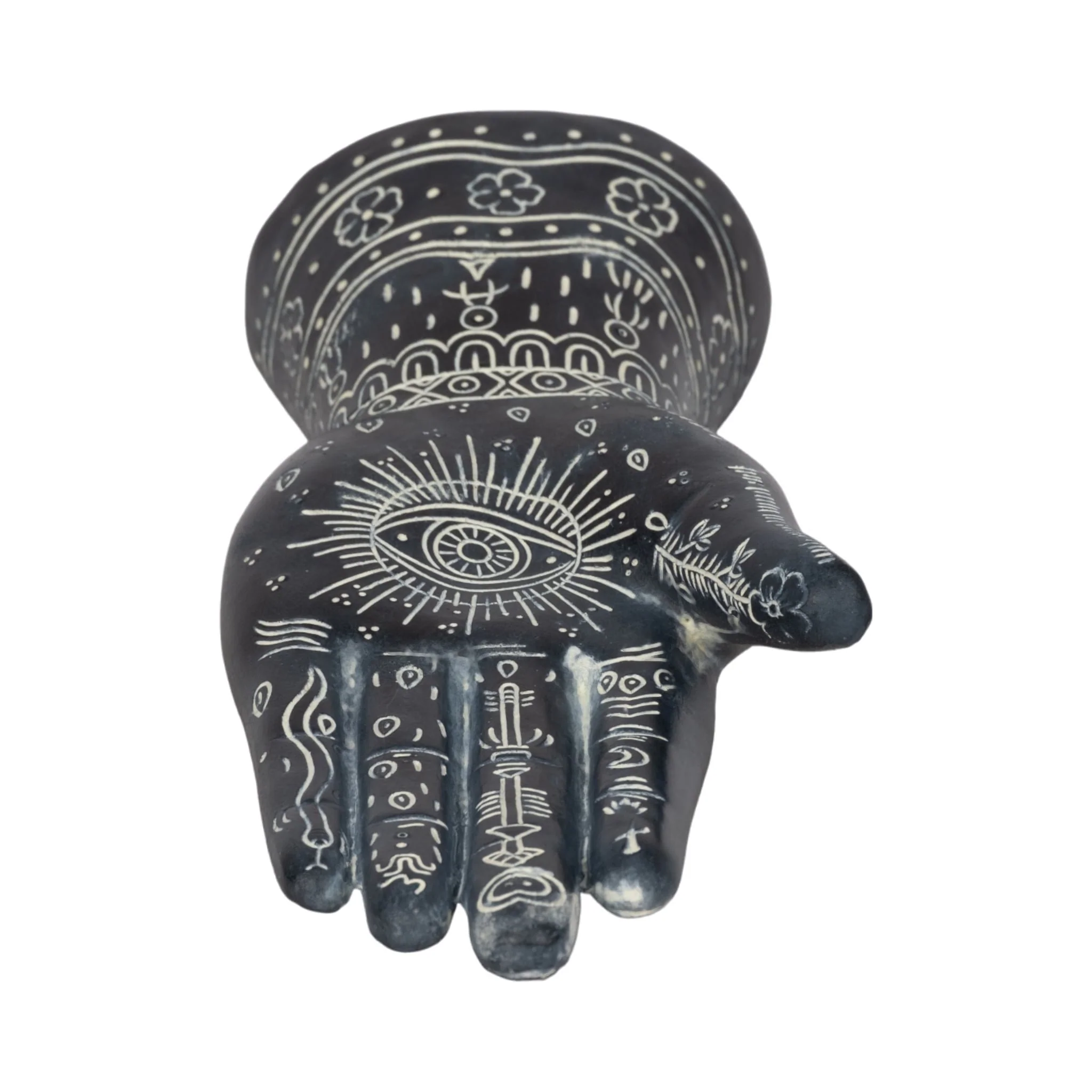 Resin, 10" Tattoo Hand, Black - Image 6