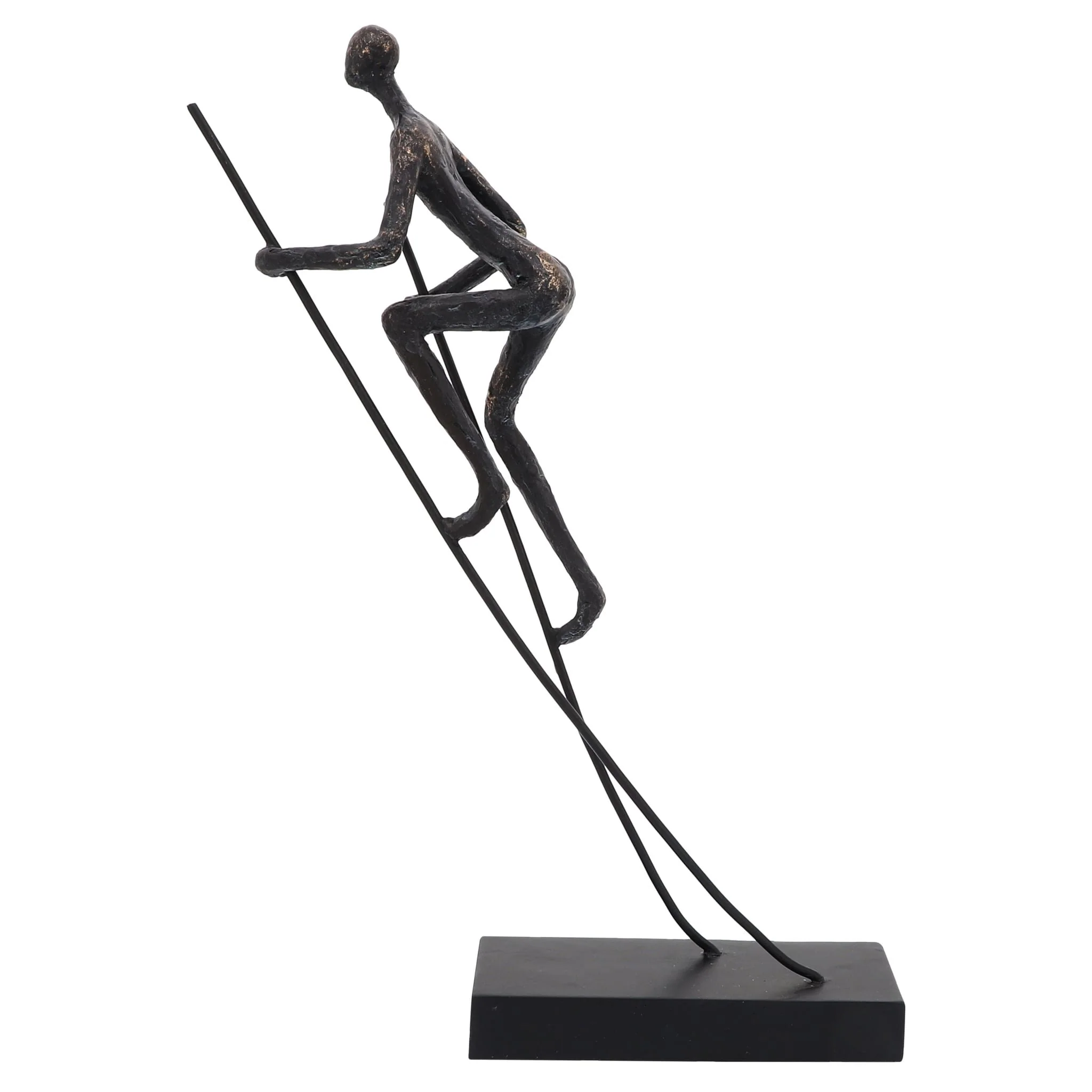 Resin, 15"h  Man On Stilts, Bronze - Image 3