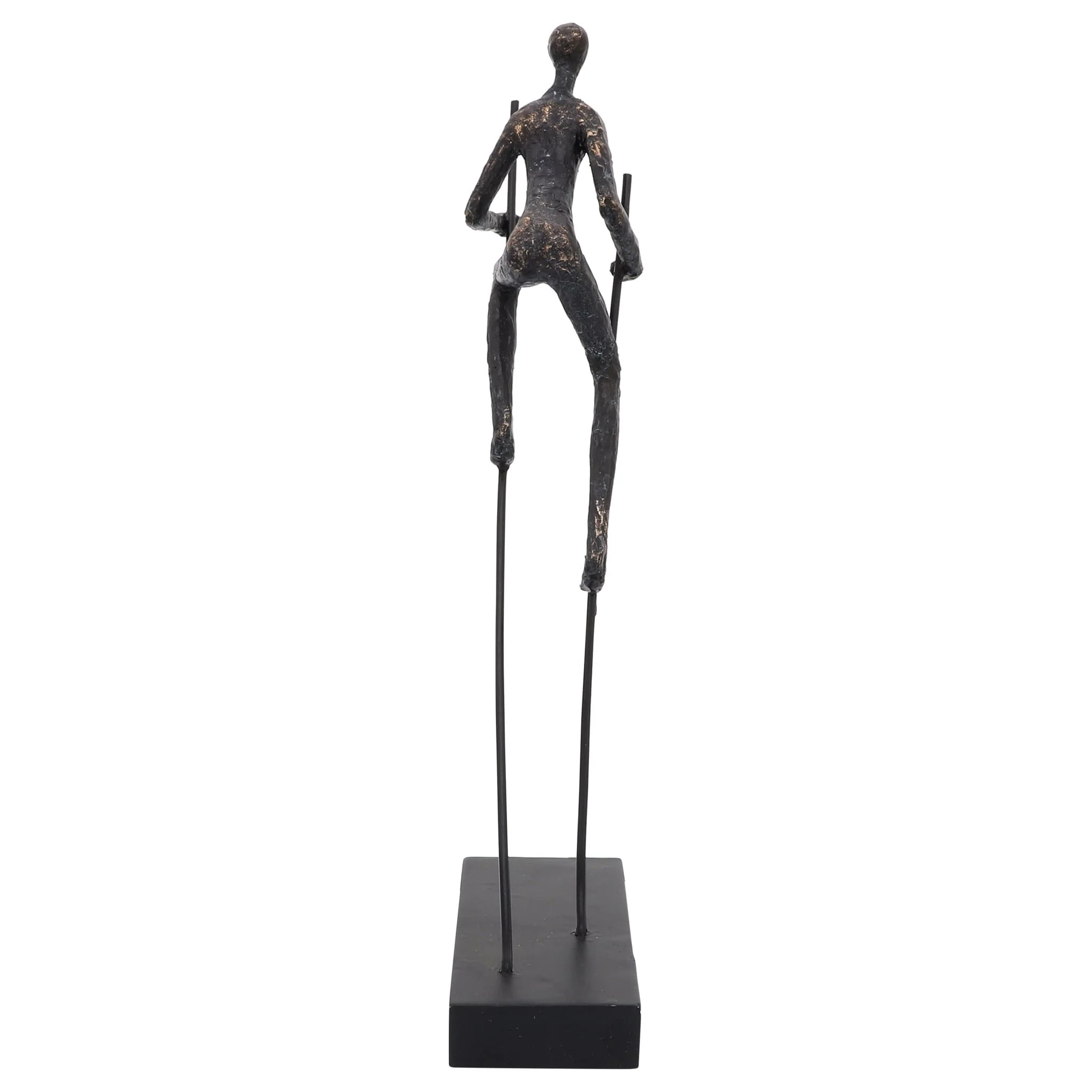 Resin, 15"h  Man On Stilts, Bronze - Image 5