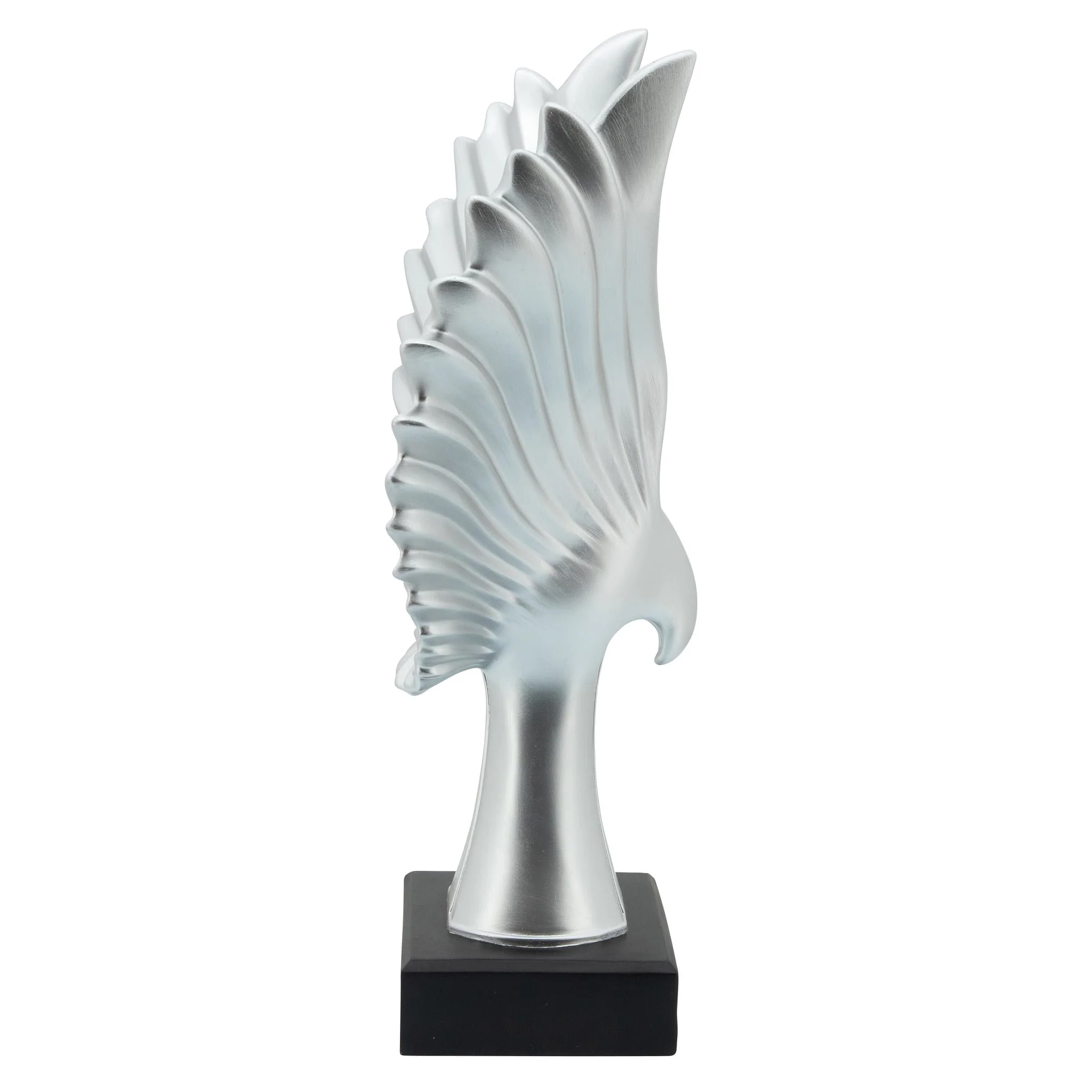 Resin 20"h Eagle Table Accent, Silver - Image 4