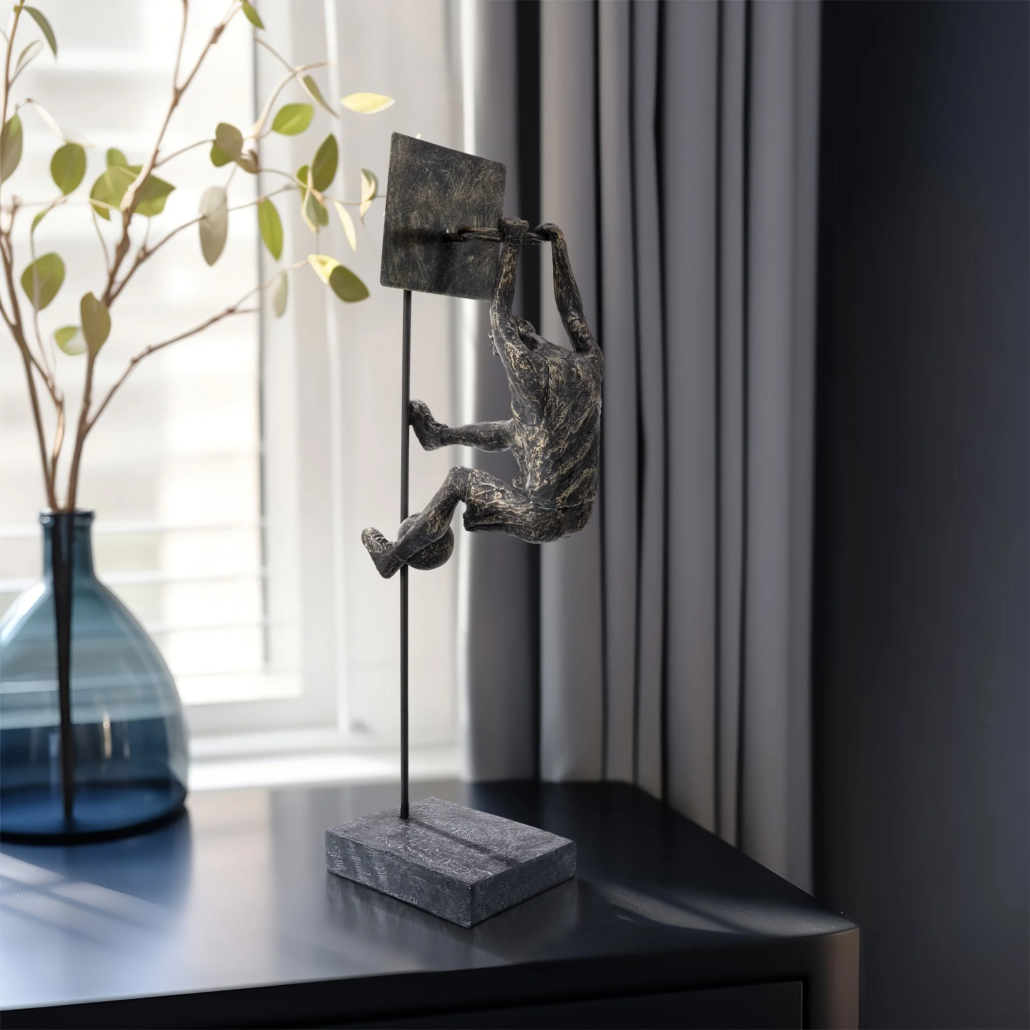 Resin, 21" Slam Dunk, Bronze - Image 8