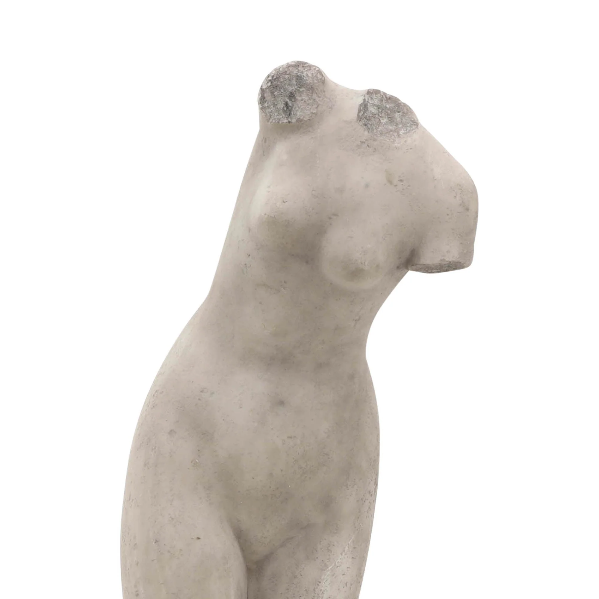 Resin, 26"h Torso, Gray Kd - Image 7