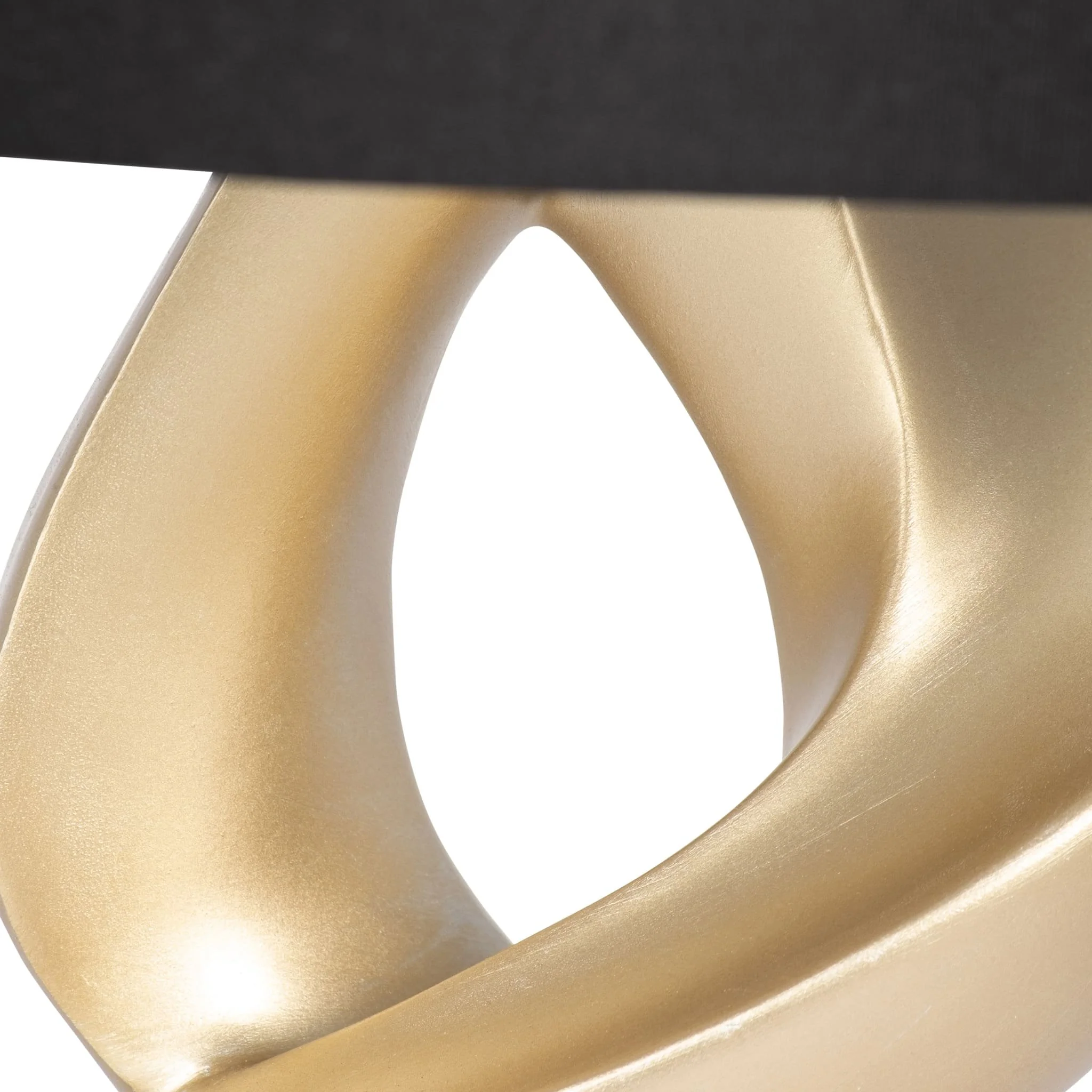 Resin 30" Swirl Table Lamp, Gold - Image 5
