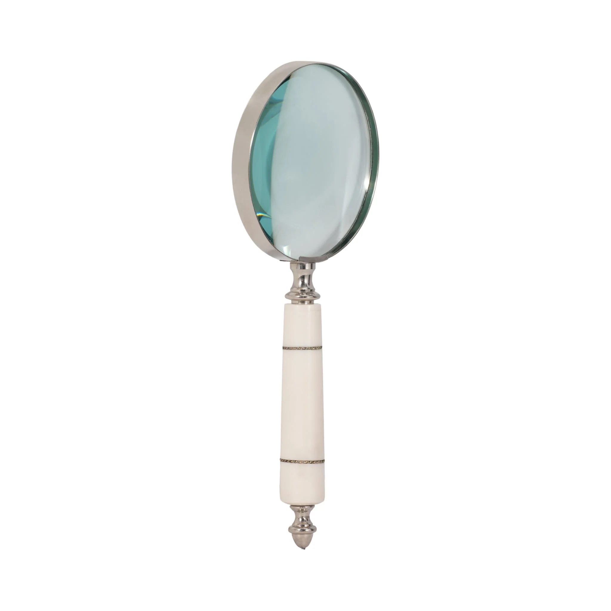 Resin, 4" Magnifying Glass, Ivory - Image 2