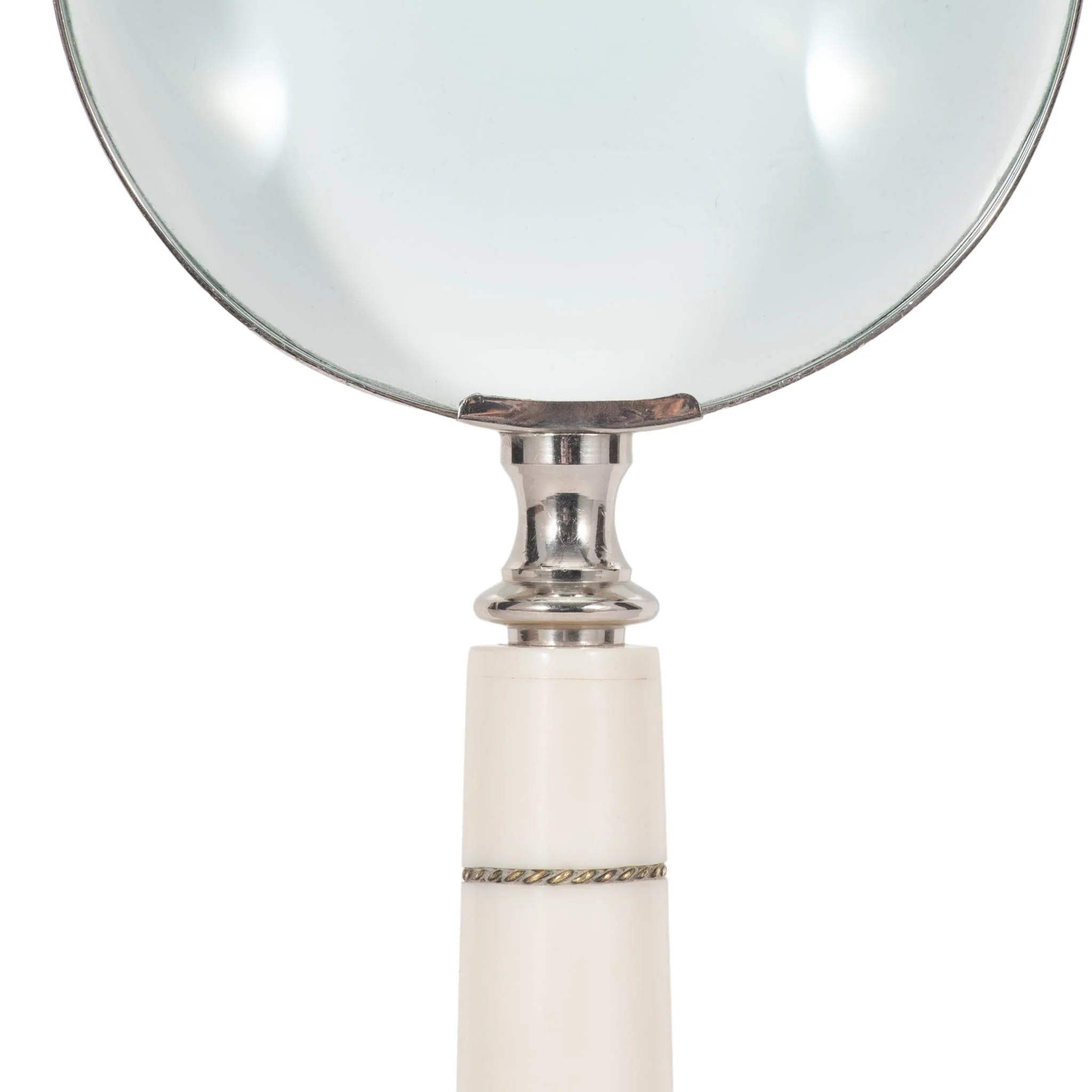 Resin, 4" Magnifying Glass, Ivory - Image 4