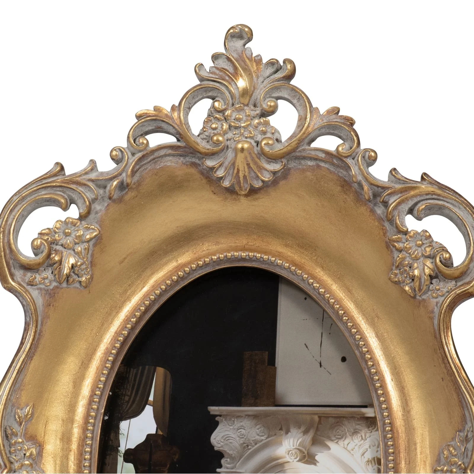 Resin, 4x6 Baroque Photo Frame, Gold - Image 4