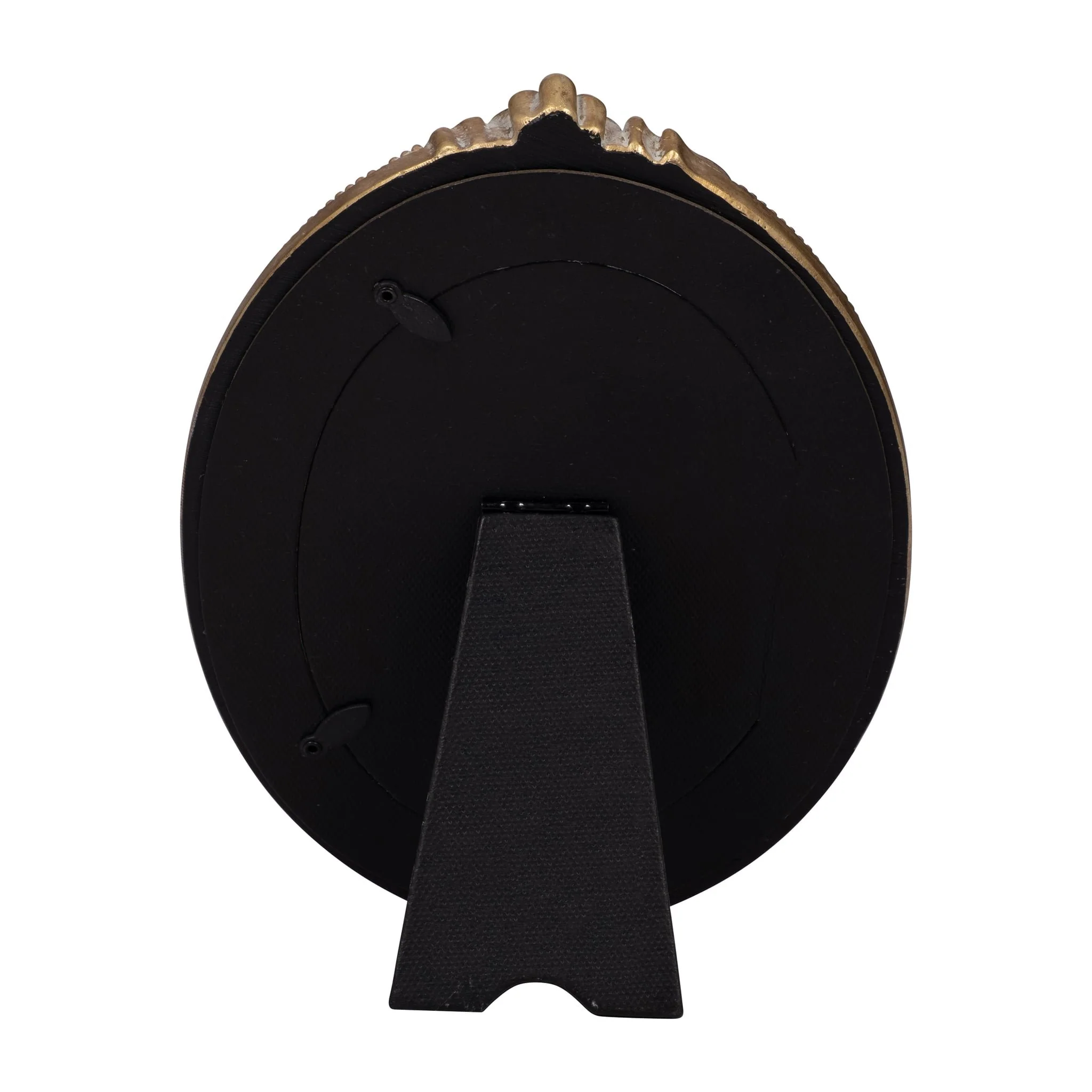 Resin, 4x6 Round Applique Photo Frame, Gold - Image 5