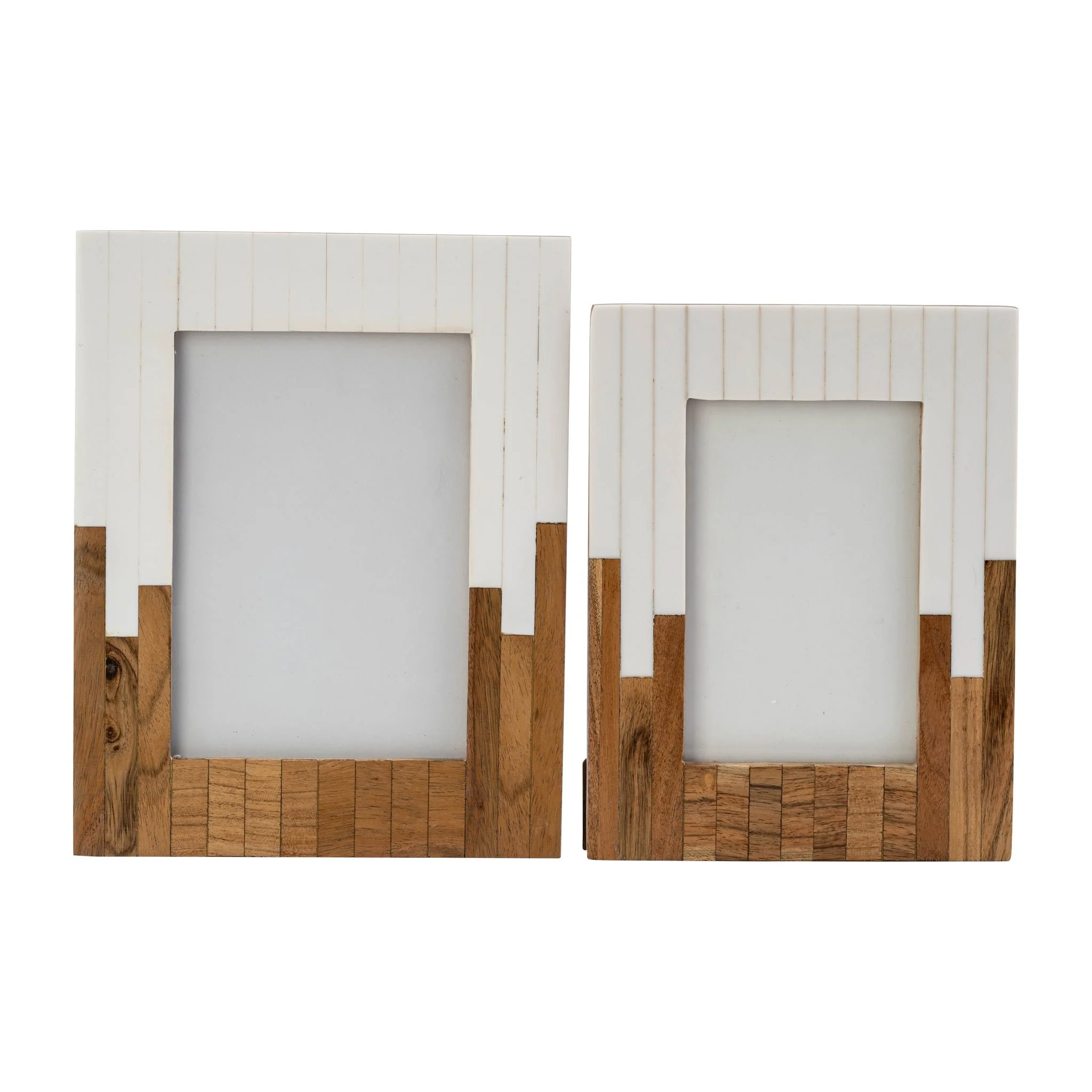 Resin, 5x7" 2-toned Frame, Natural/white - Image 7