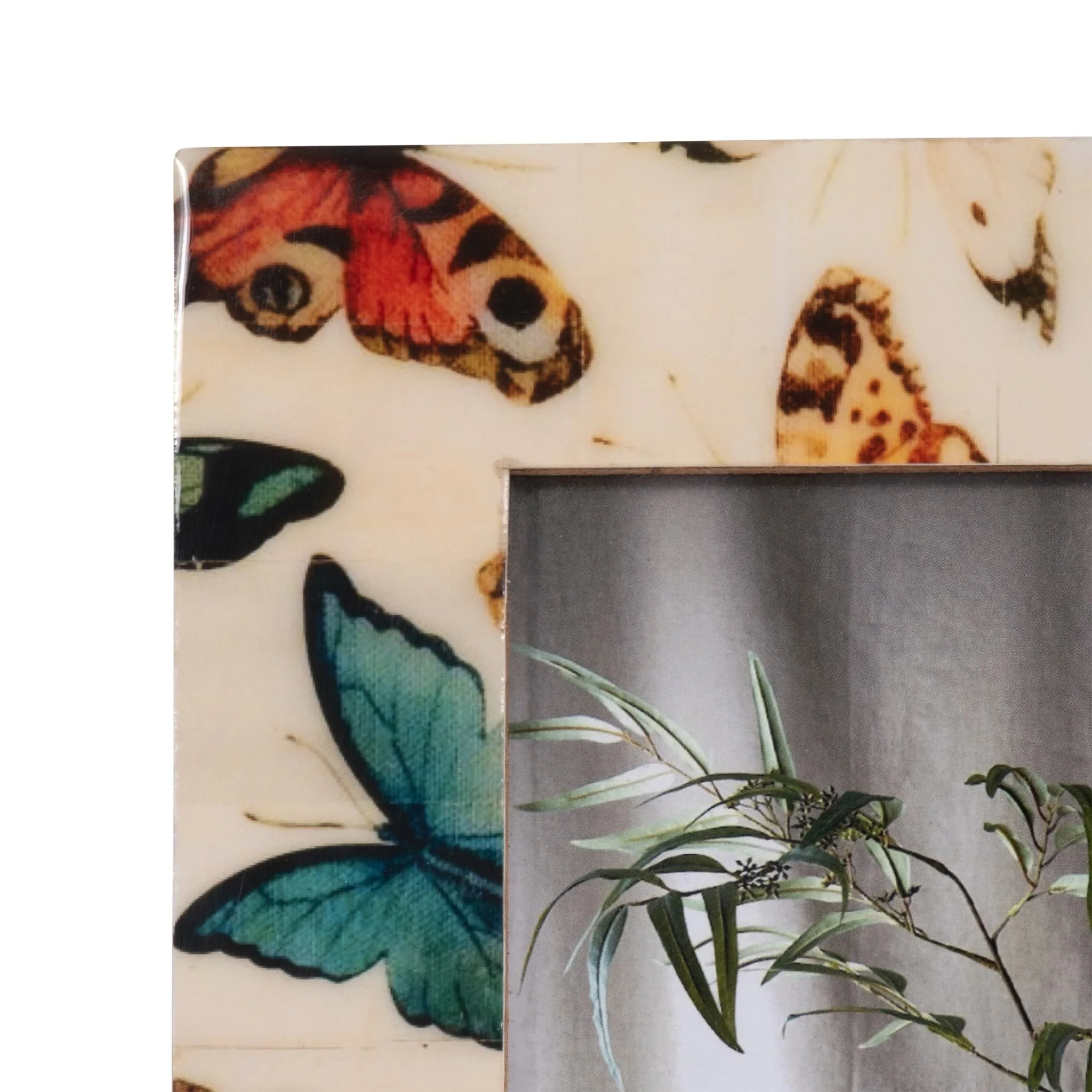 Resin, 5x7 Butterflies Photo Frame, Multi - Image 5