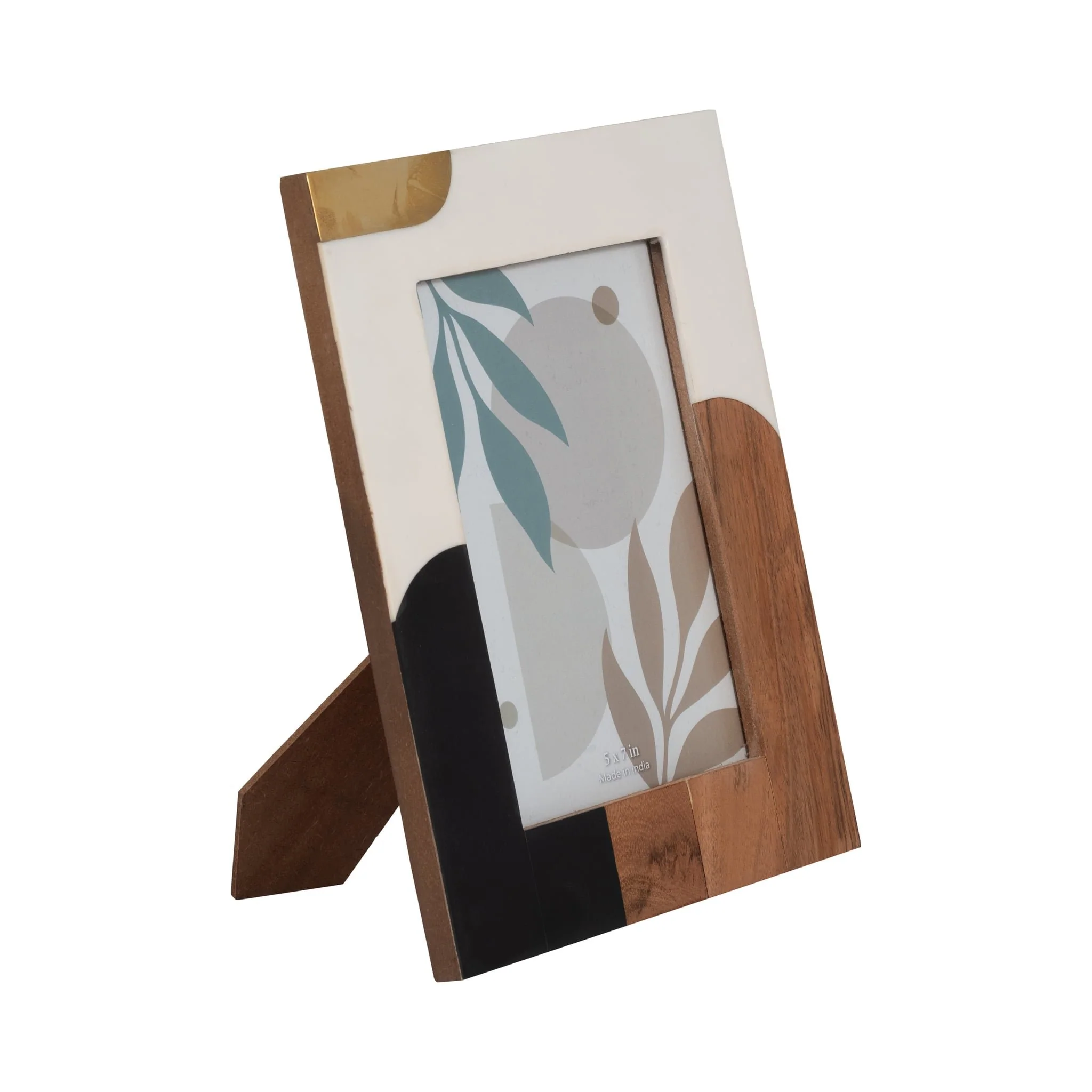 Resin, 5x7 Mid-century Photo Frame, Multi - Image 2
