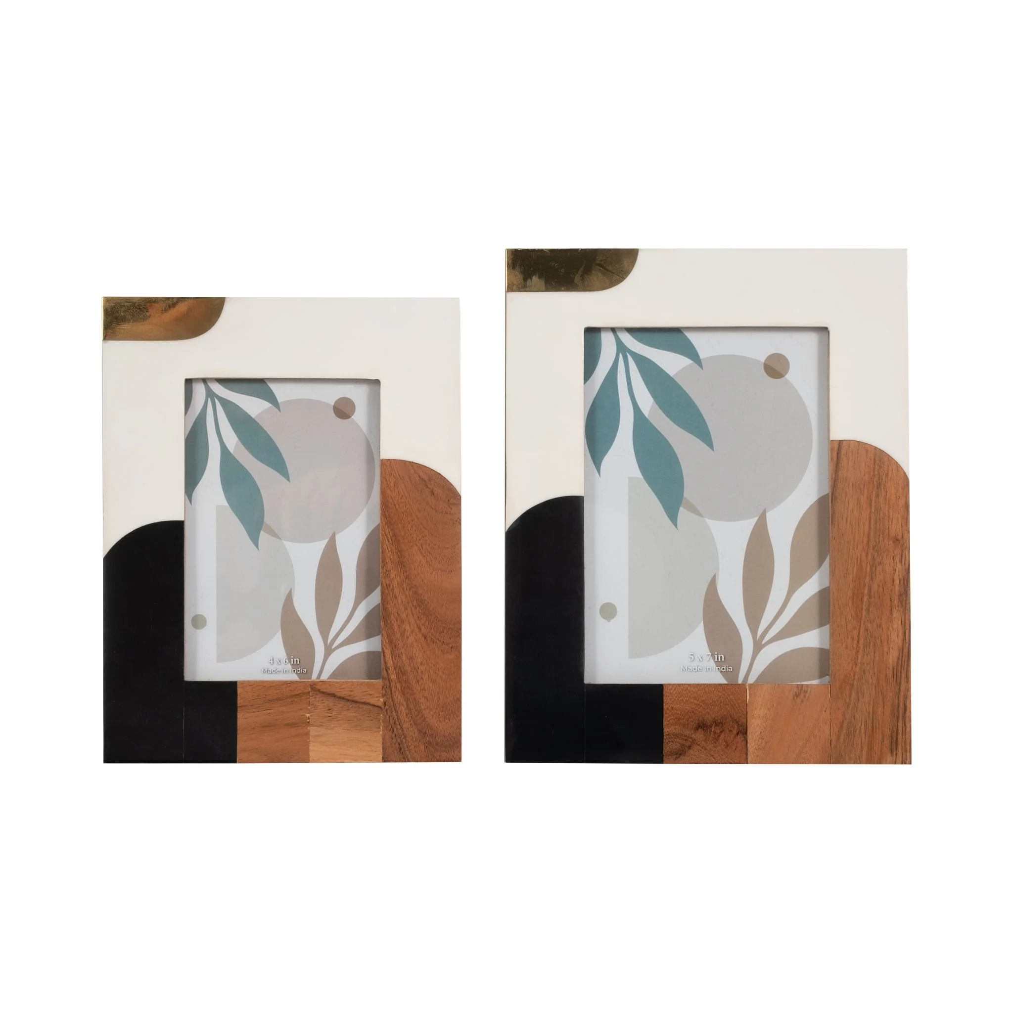 Resin, 5x7 Mid-century Photo Frame, Multi - Image 6